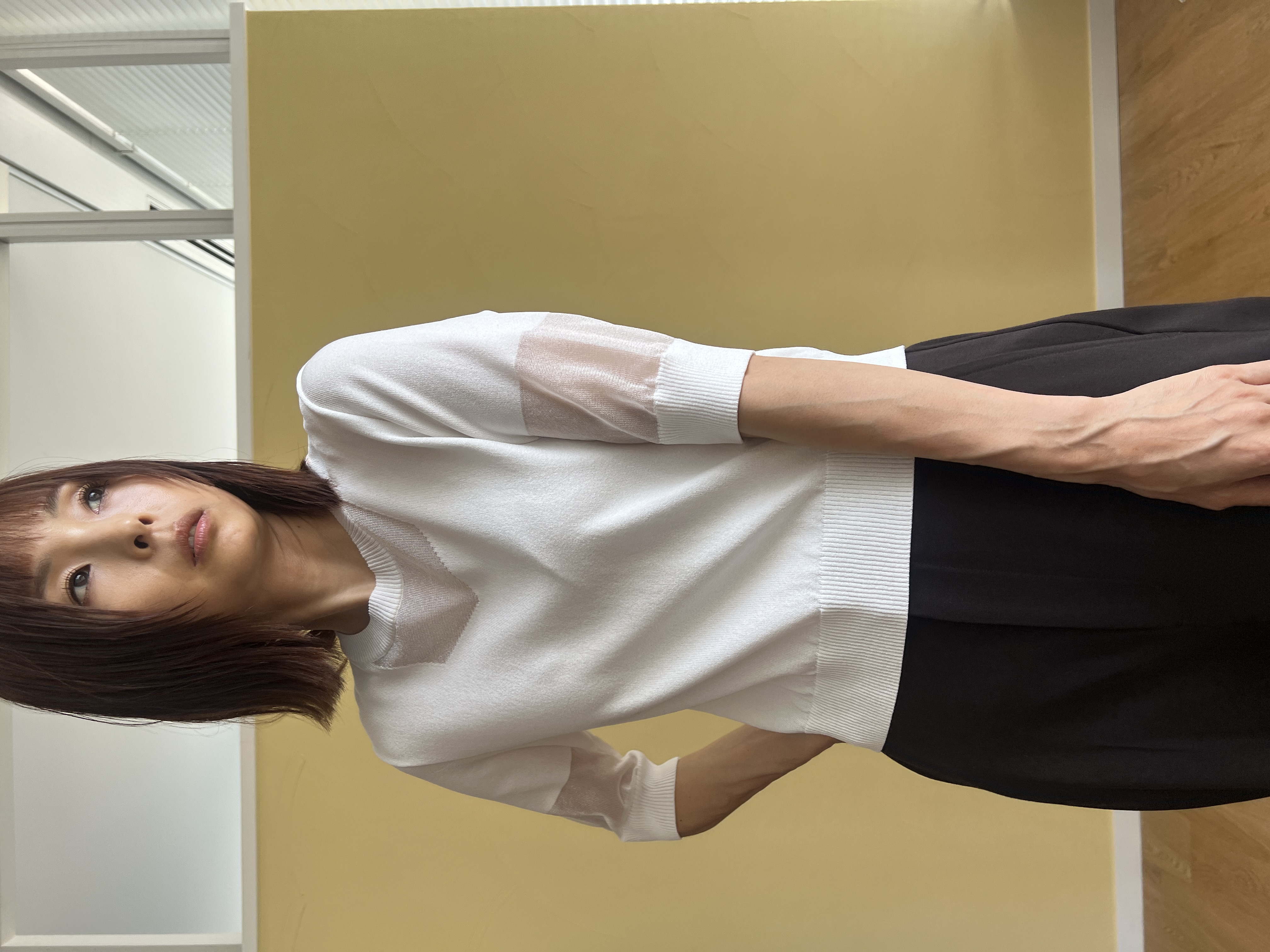 misaさんの「DRESSTERIOR｜【otonaMUSE5月号掲載】オーバーラップサークルツイリースカーフ」を使ったコーディネート