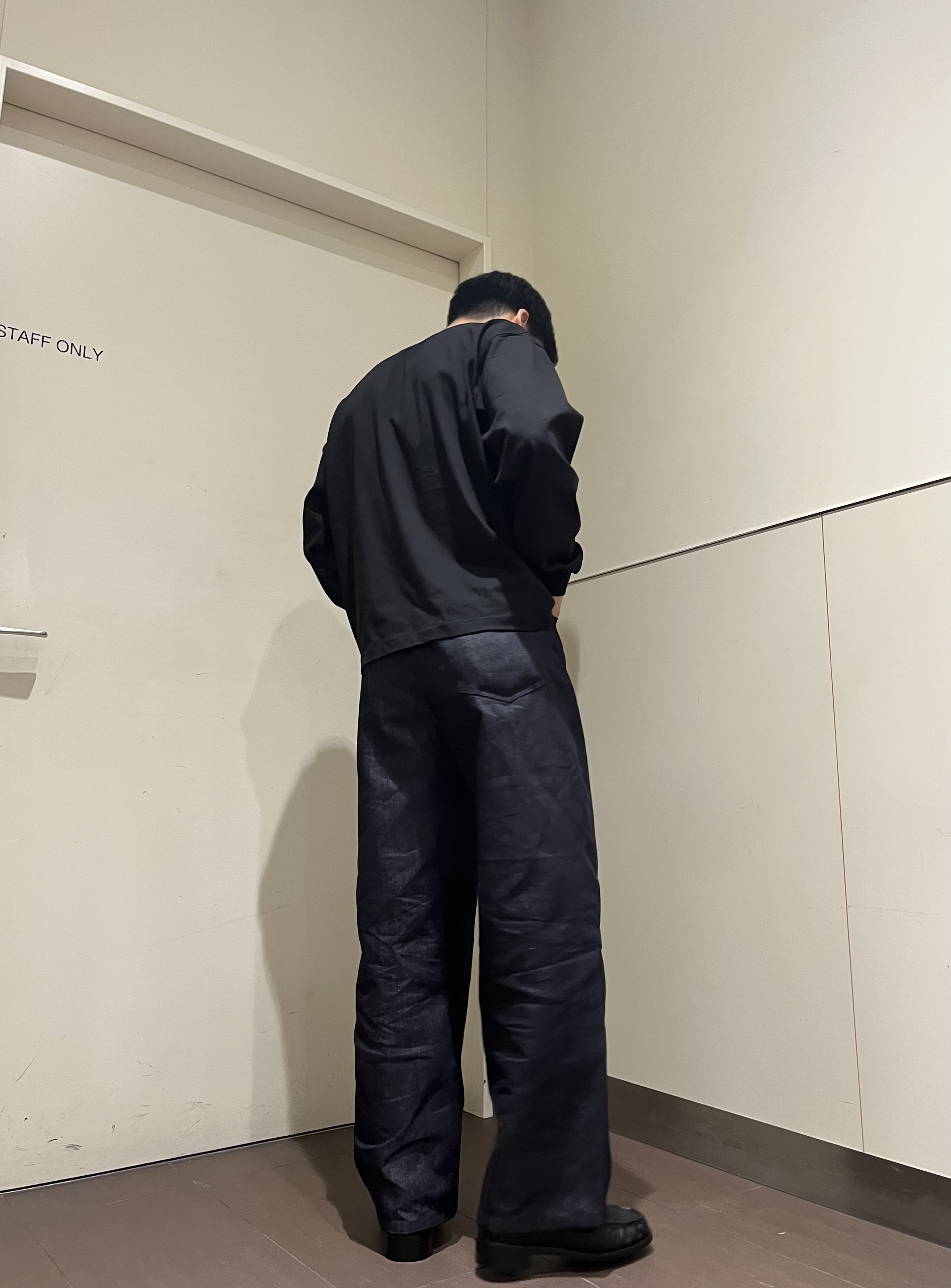 RITSUKIさんの「tk.TAKEO KIKUCHI｜ヘンリーネック長袖Tシャツ」を使ったコーディネート