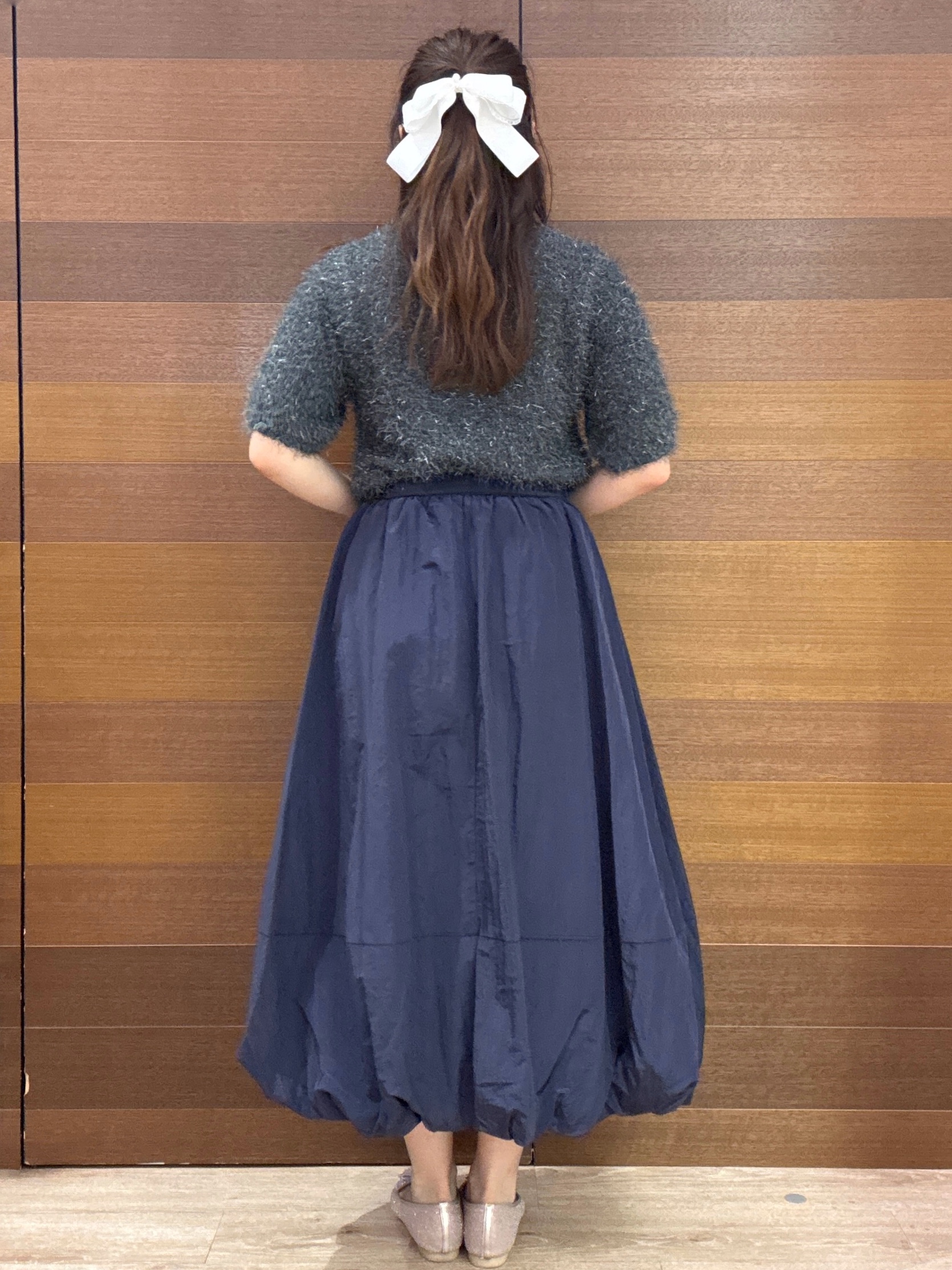 maichiさんの「OPAQUE.CLIP｜ラメシャギーニット【洗濯機OK】」を使ったコーディネート