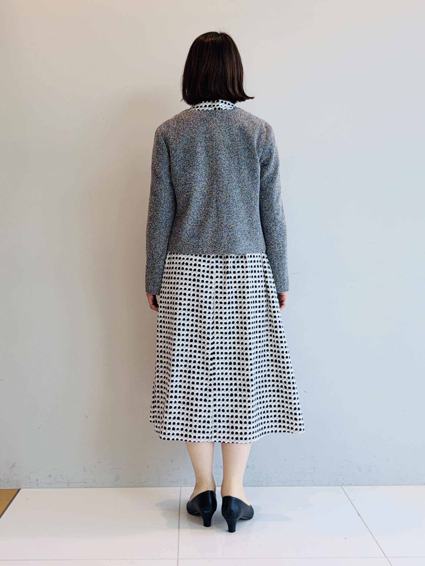 murayamaさんの「INDIVI｜【ラム革／美脚／通勤】レザーパンプス」を使ったコーディネート