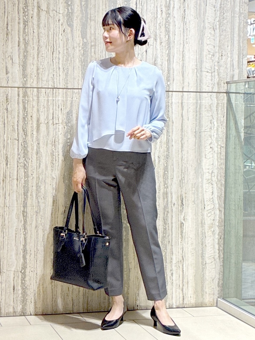 beni_gingerさんの「Reflect｜【通勤】ダブルブレザージャケット」を使ったコーディネート