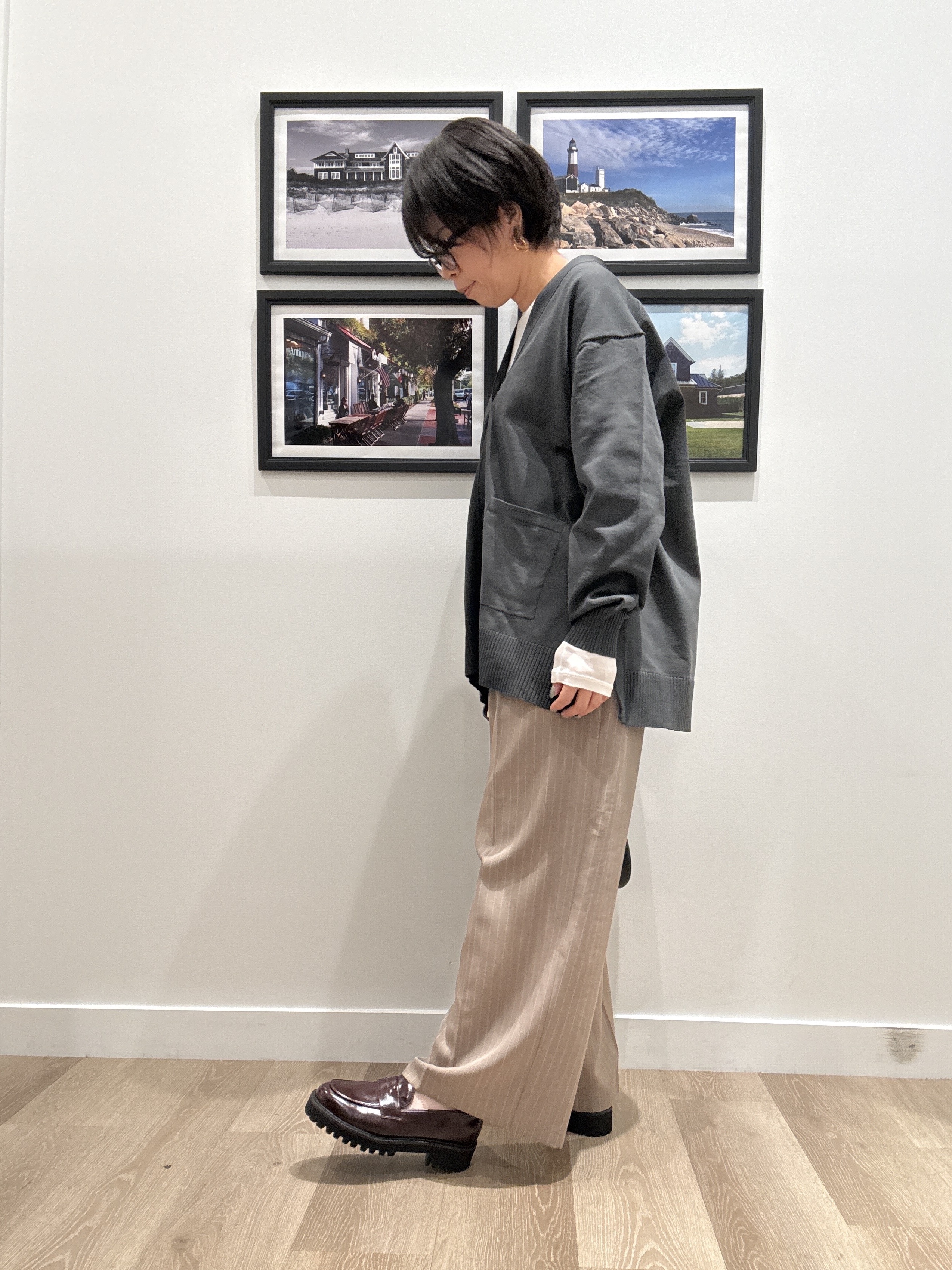 Naoさんの「Dessin｜【調温機能】シアーリブプルオーバー」を使ったコーディネート