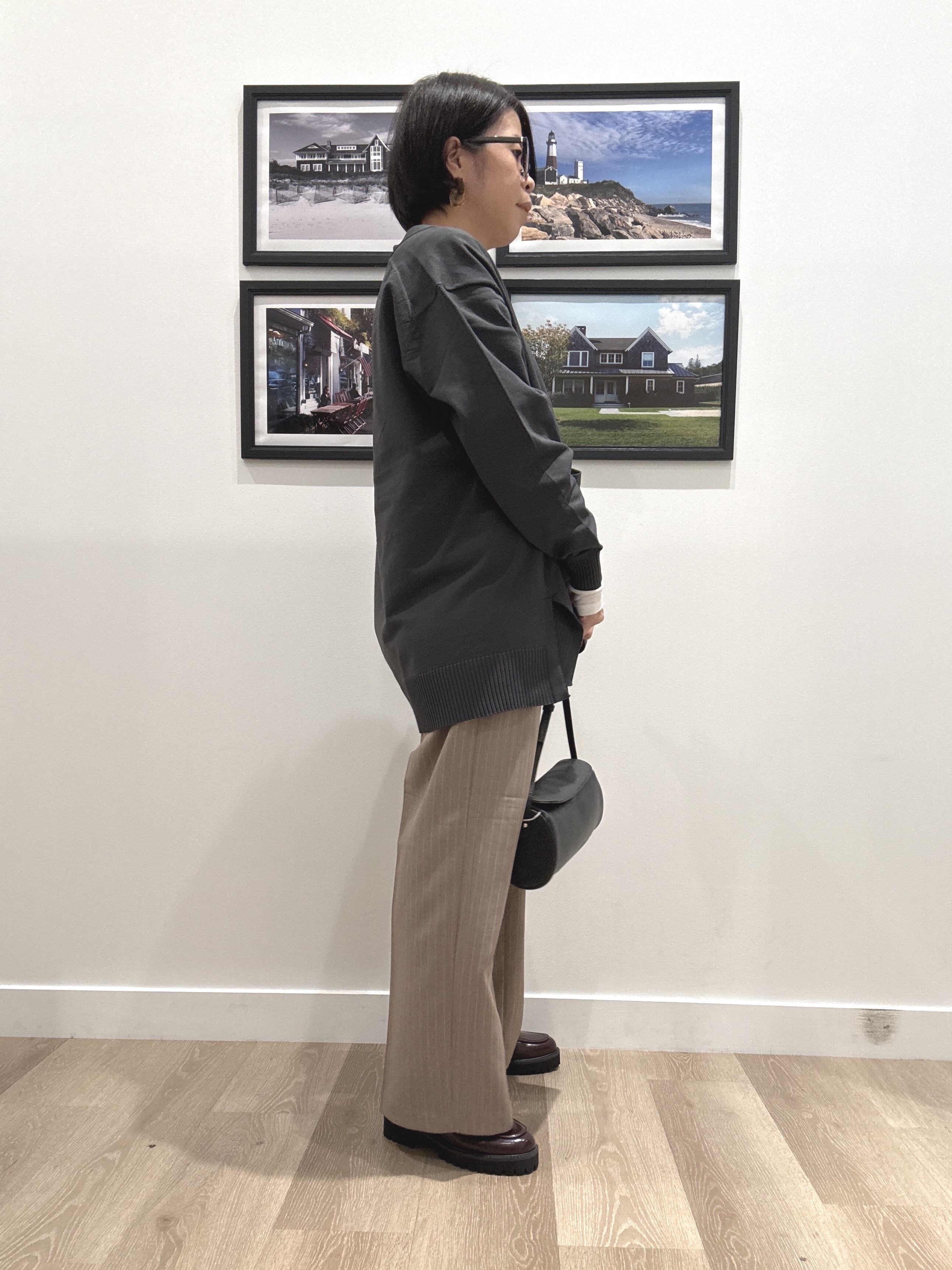 Naoさんの「Dessin｜【調温機能】シアーリブプルオーバー」を使ったコーディネート