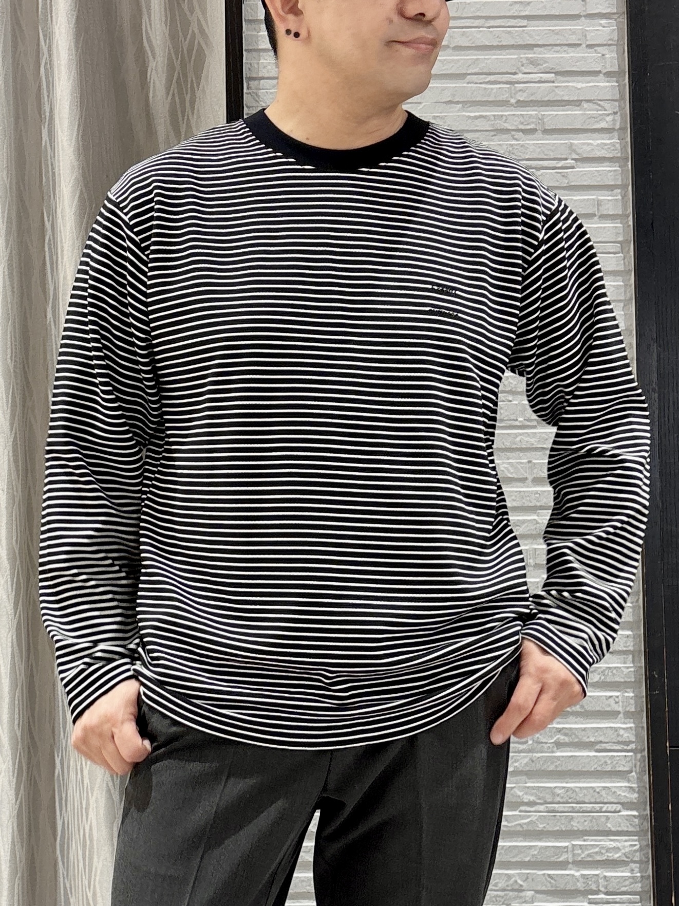 Pーyamaさんの「THE SHOP TK｜【ストレッチ／洗濯機OK／セットアップ可】デニムライク ジャケット」を使ったコーディネート