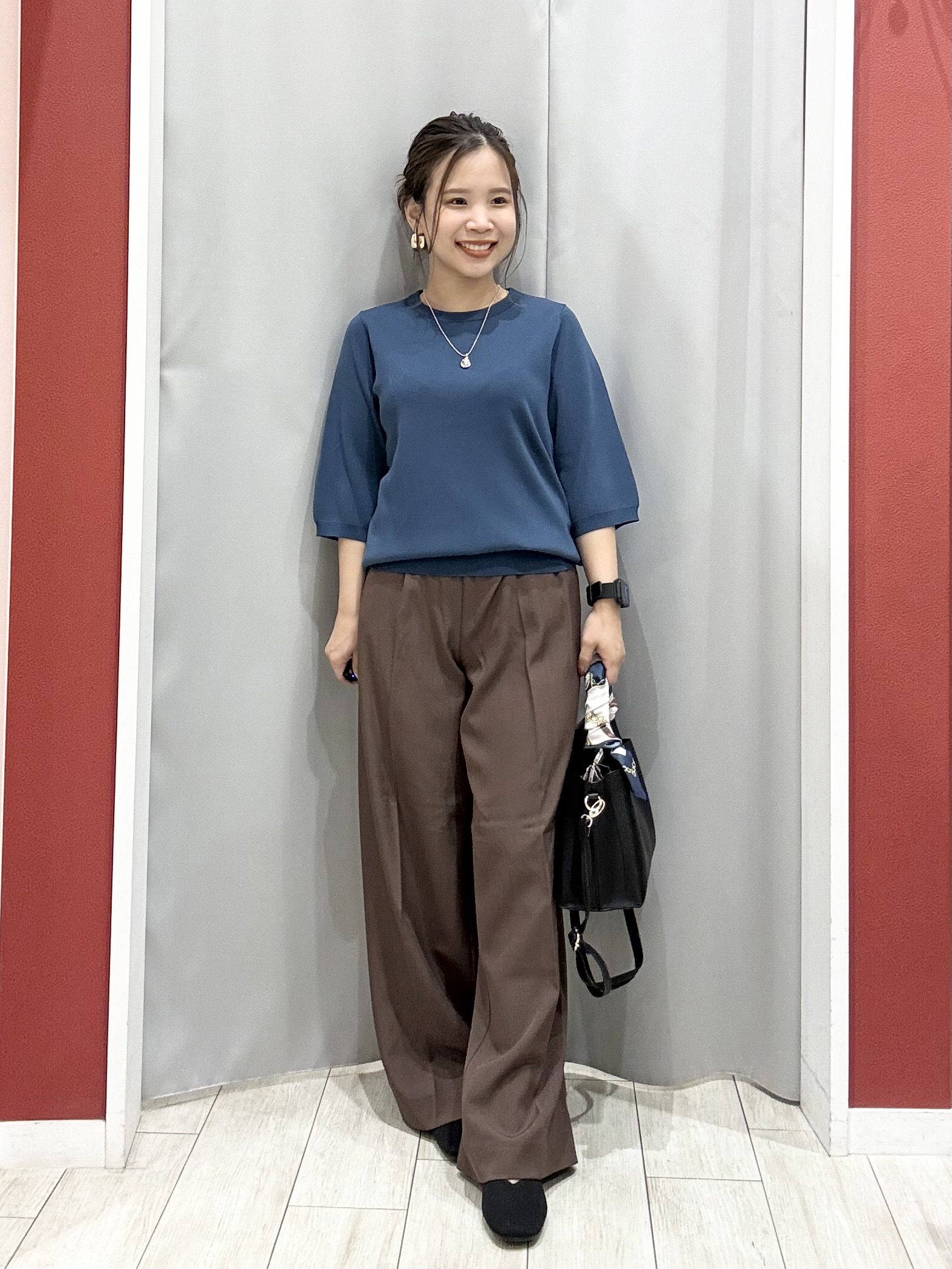 shioさんの「SHOO･LA･RUE｜【洗濯機可/S-LL】体型カバーしながらこなれ見え レース付きキャミソール」を使ったコーディネート