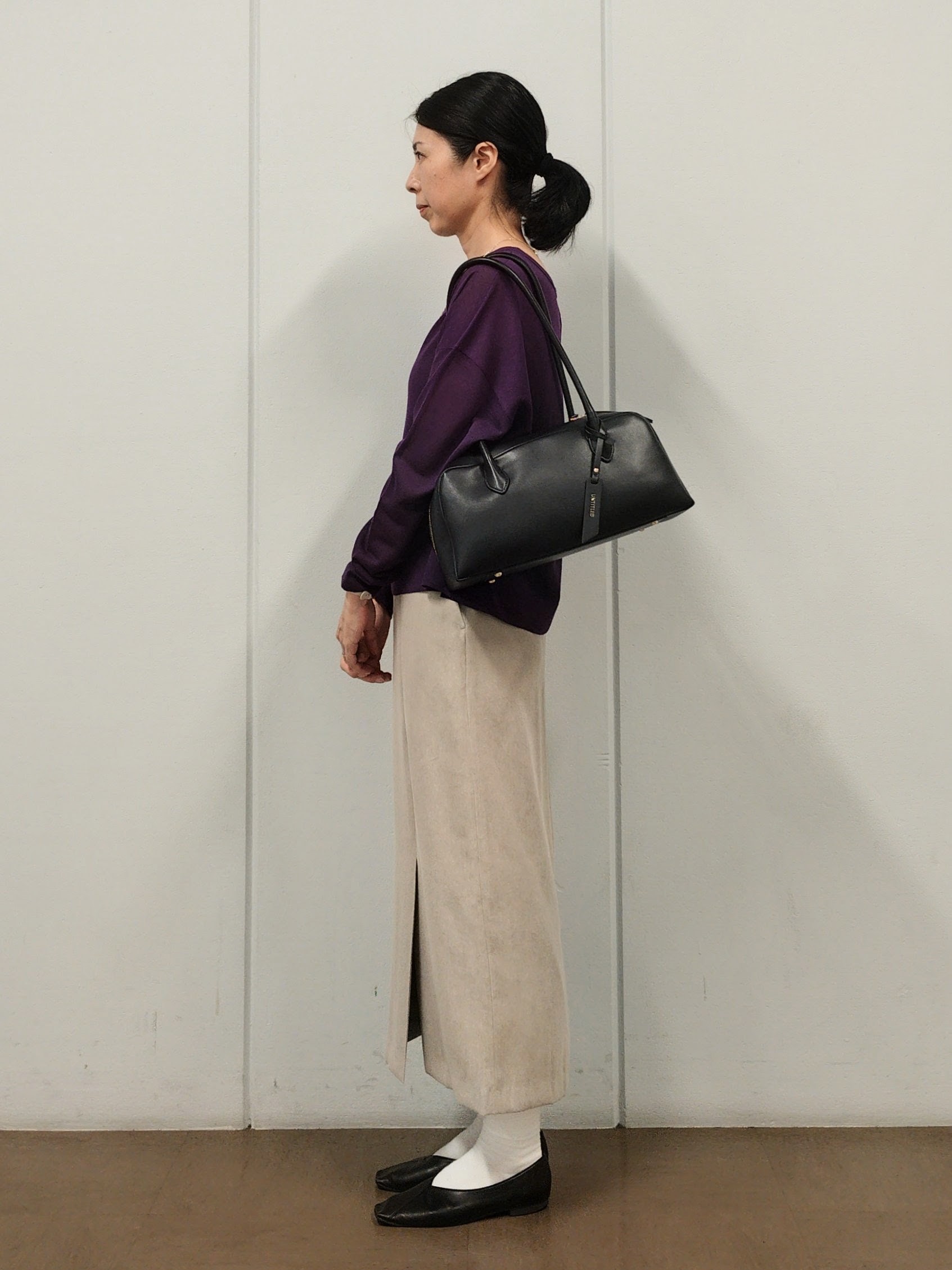 OHNUMAさんの「UNTITLED｜【アンサンブル可/秋羽織り/シアー】前後2WAYカーディガン」を使ったコーディネート