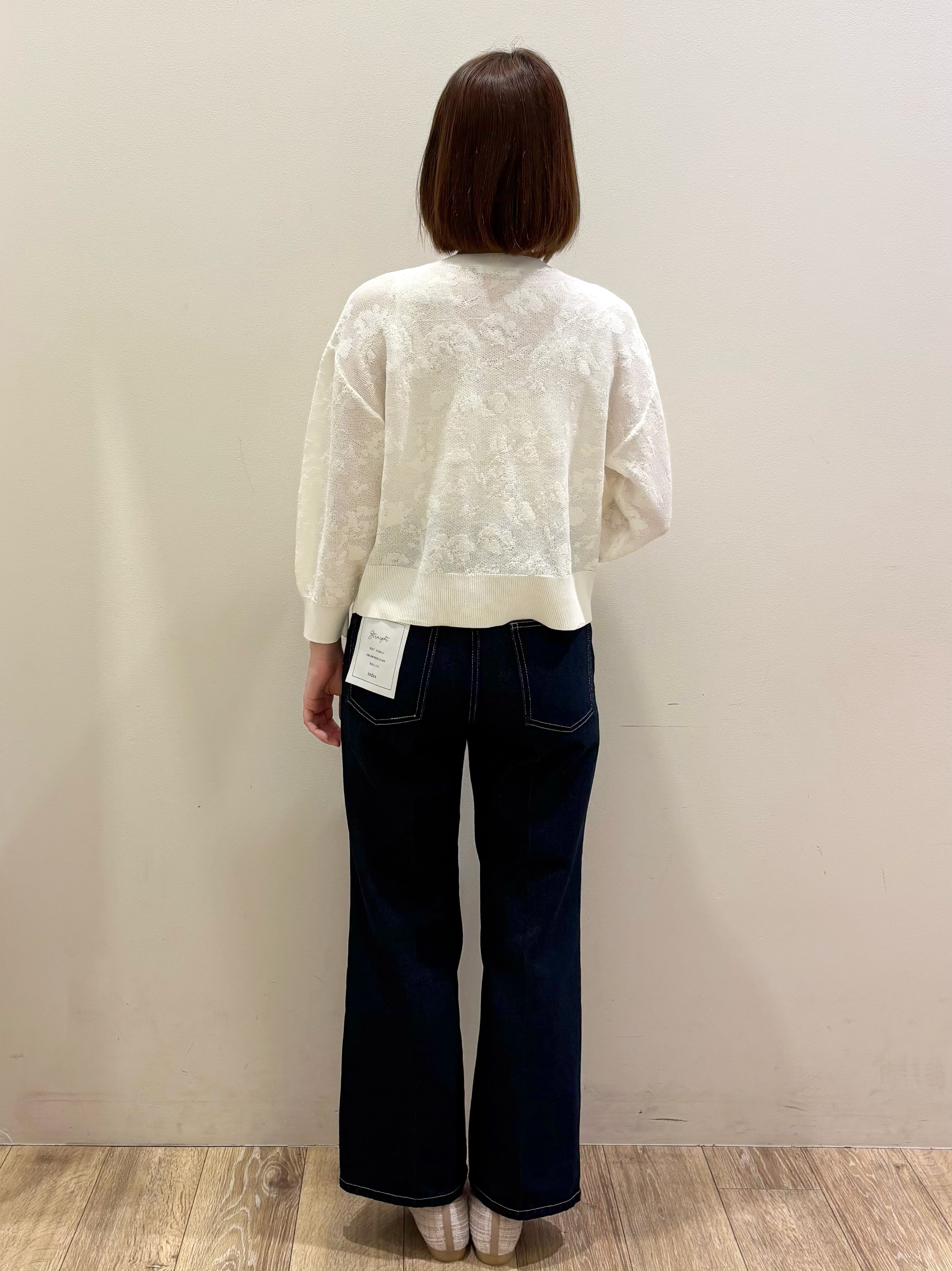 honamiさんの「index｜【８色展開】柄アソートシアーカーディガン《洗濯機OK》」を使ったコーディネート