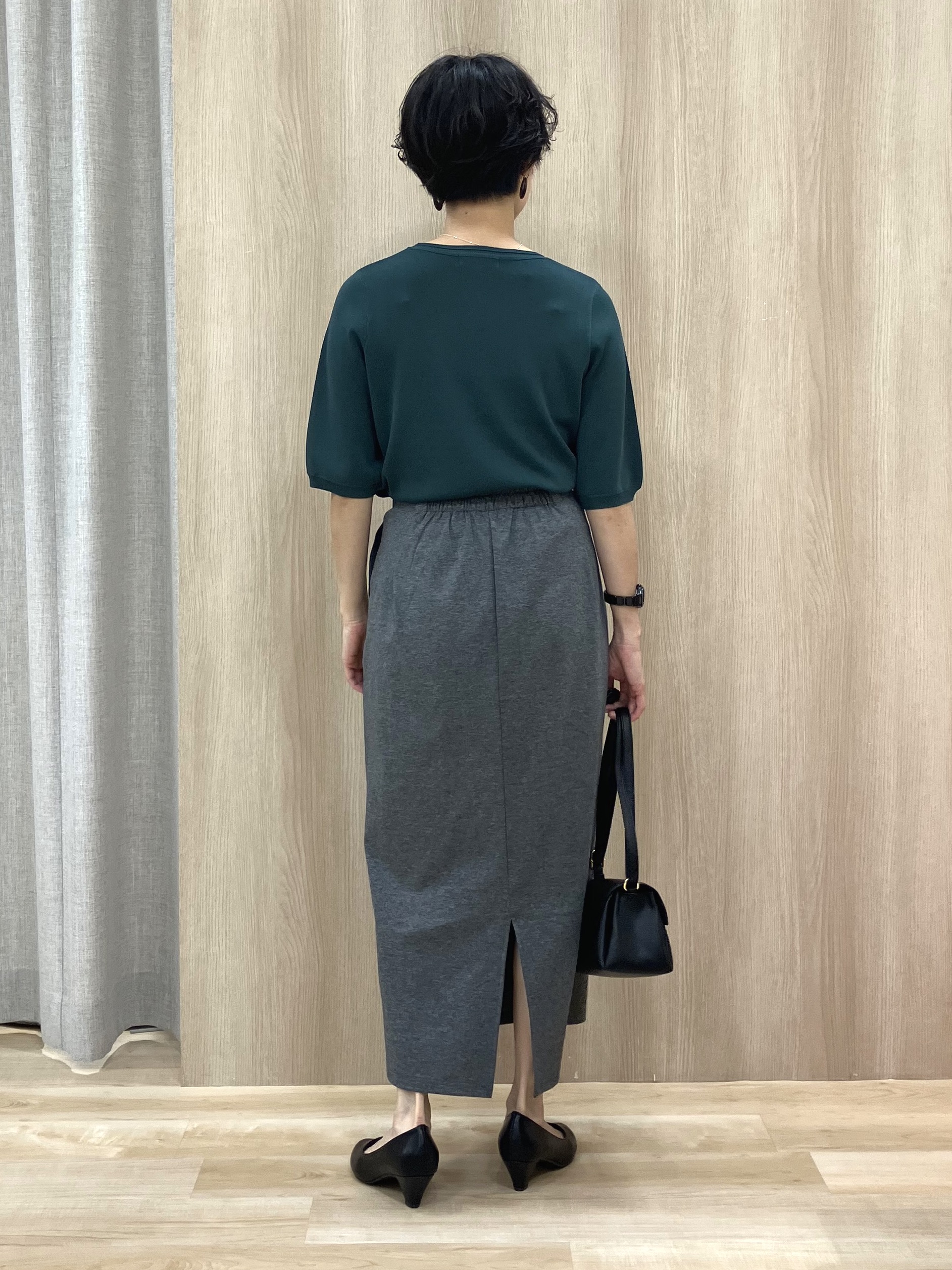 Keiさんの「grove｜【着回し◎】レイヤード風セットアップ」を使ったコーディネート
