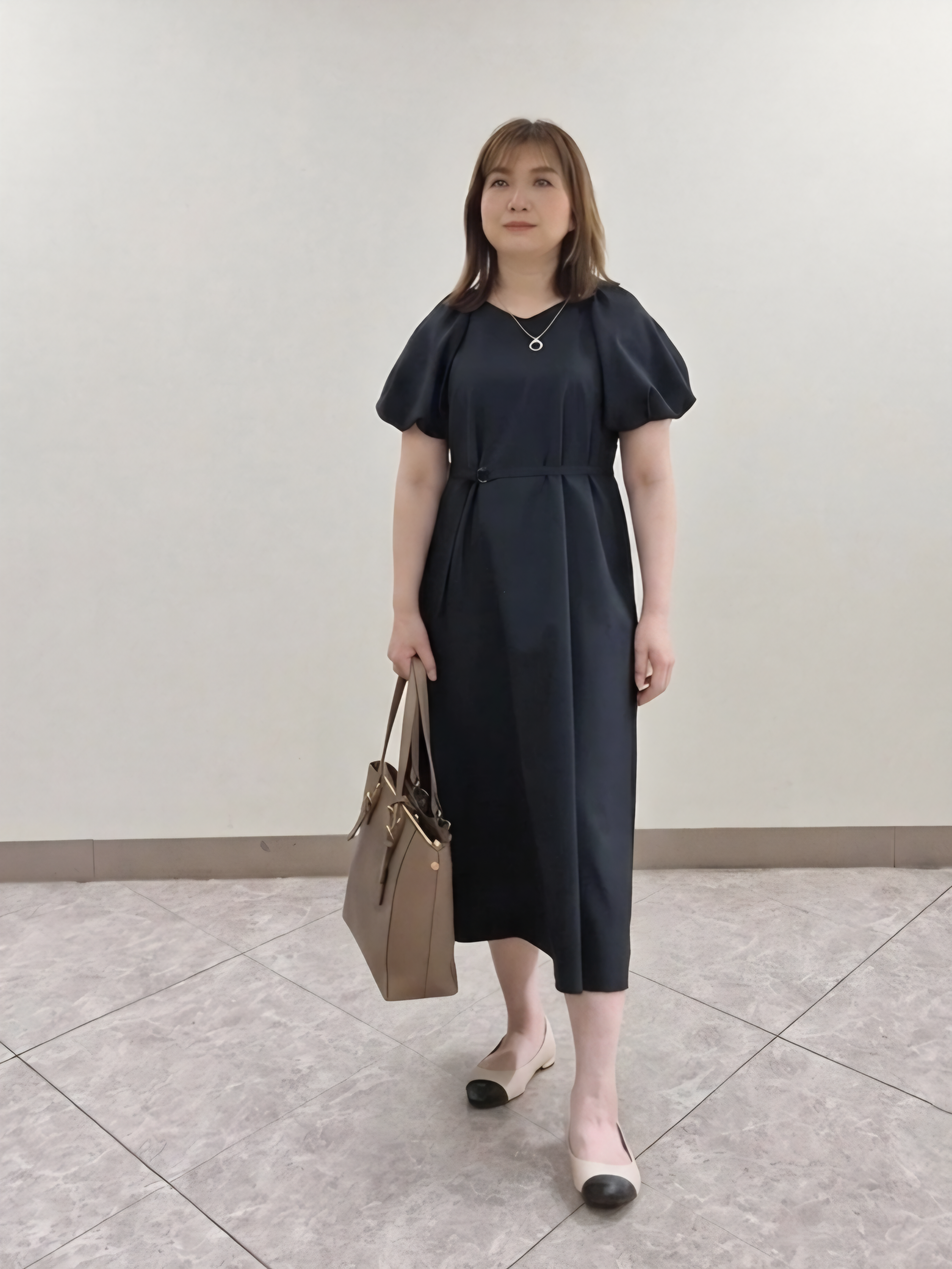 S.xuliさんの「Reflect｜【UVカット／手洗い可】パフスリーブ Vネックワンピース」を使ったコーディネート