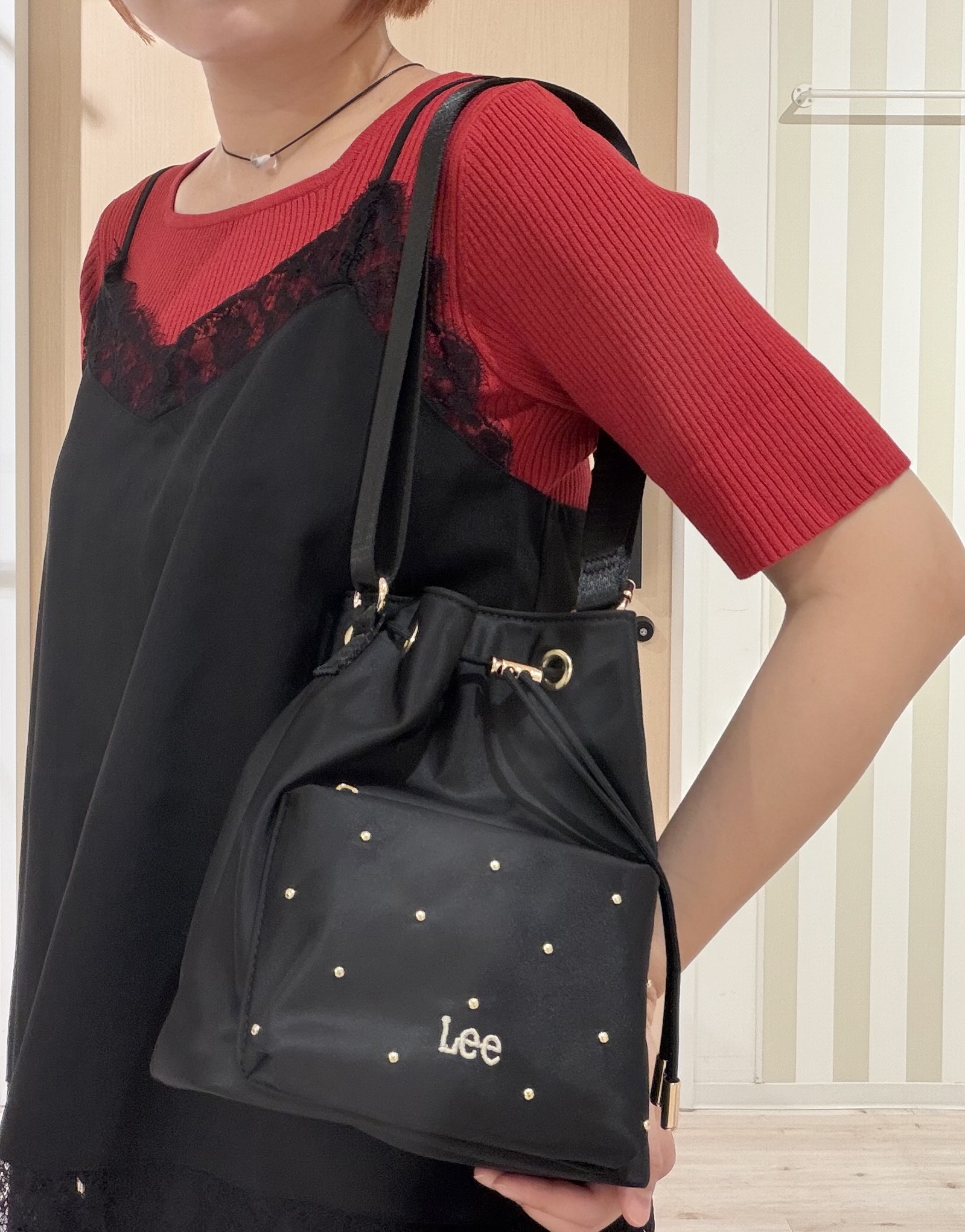 ひらしーさんの「SHOO･LA･RUE｜【毛玉になりにくい/洗濯機可/S-LL】大人上品な 5分袖スクエアトップス」を使ったコーディネート