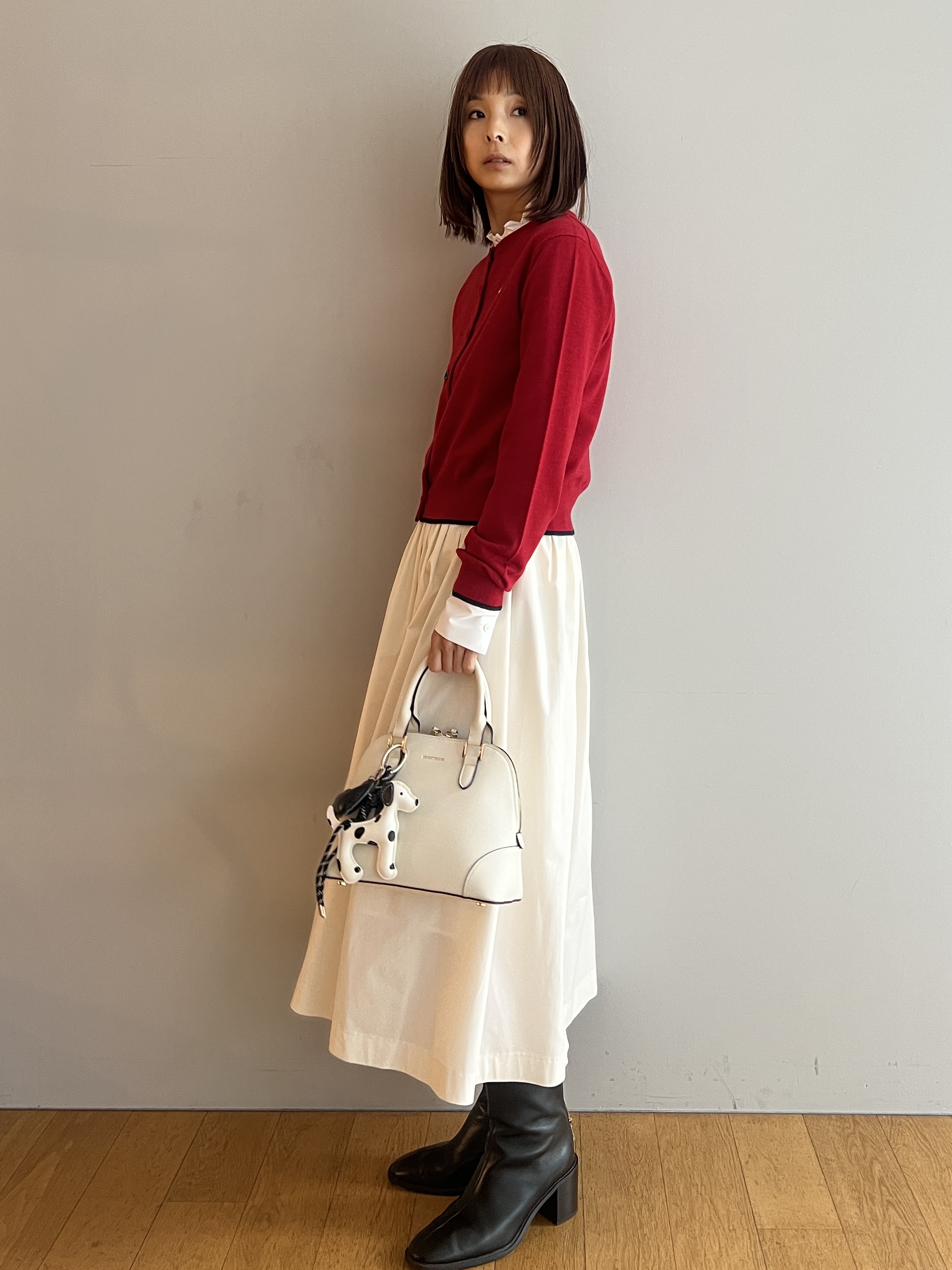 misaさんの「DRESSTERIOR｜【ウォッシャブル/通勤】スタンドフリル ブラウス」を使ったコーディネート