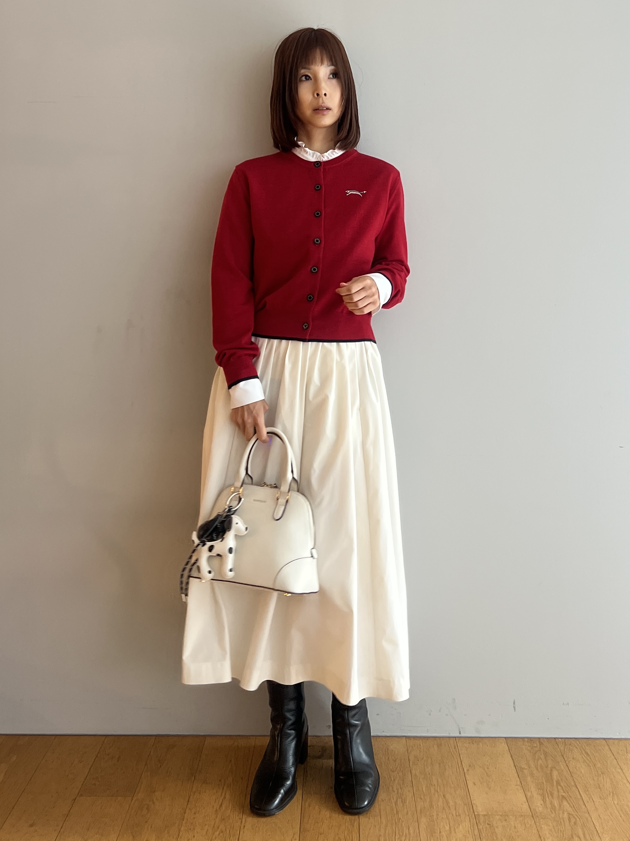 misaさんの「DRESSTERIOR｜【ウォッシャブル/通勤】スタンドフリル ブラウス」を使ったコーディネート