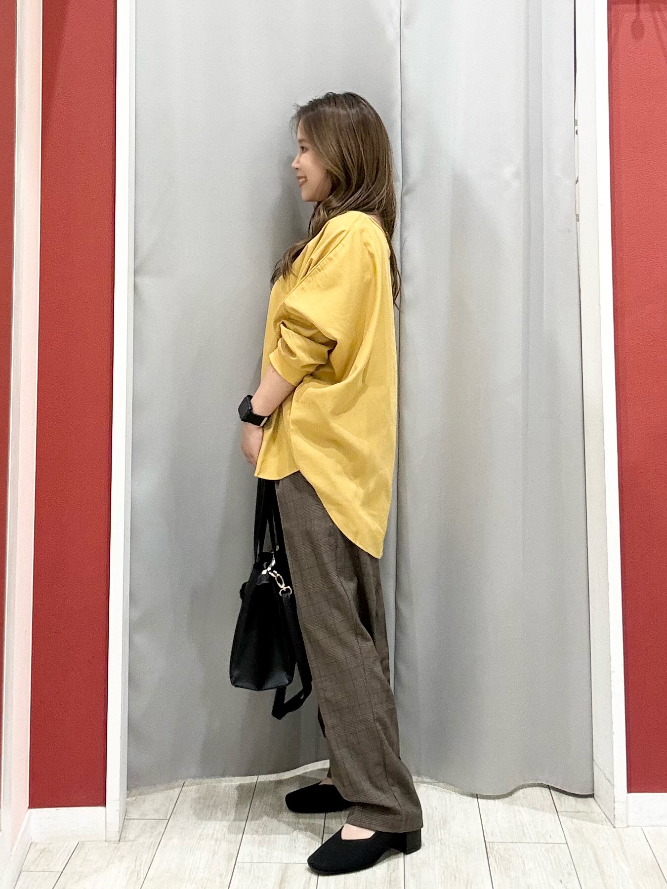 shioさんの「SHOO･LA･RUE｜【着丈選べる/洗濯後しわになりにくい】インせず着られる ドルマンブラウス」を使ったコーディネート
