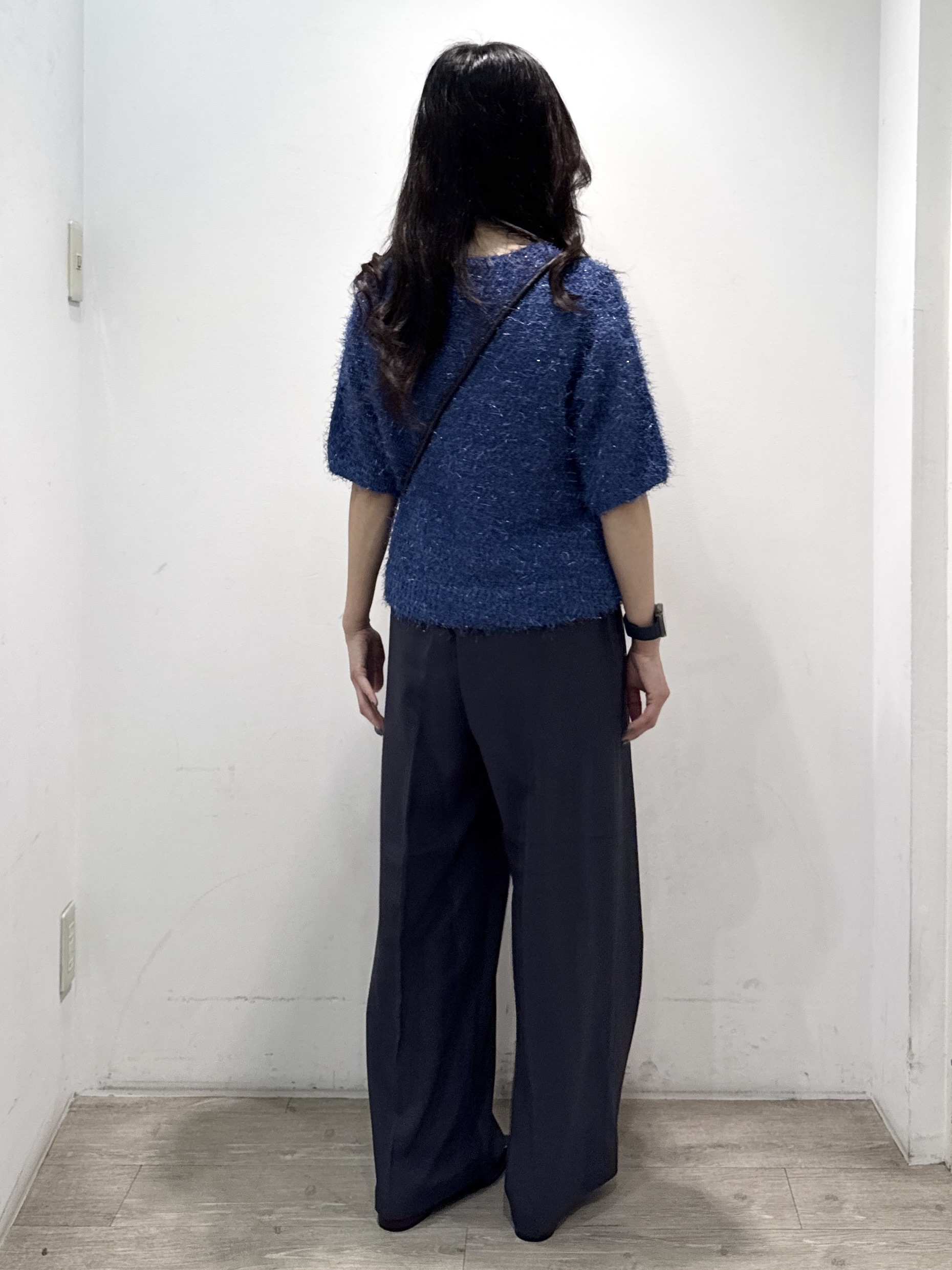 yuicciさんの「OPAQUE.CLIP｜ラメシャギーニット【洗濯機OK】」を使ったコーディネート
