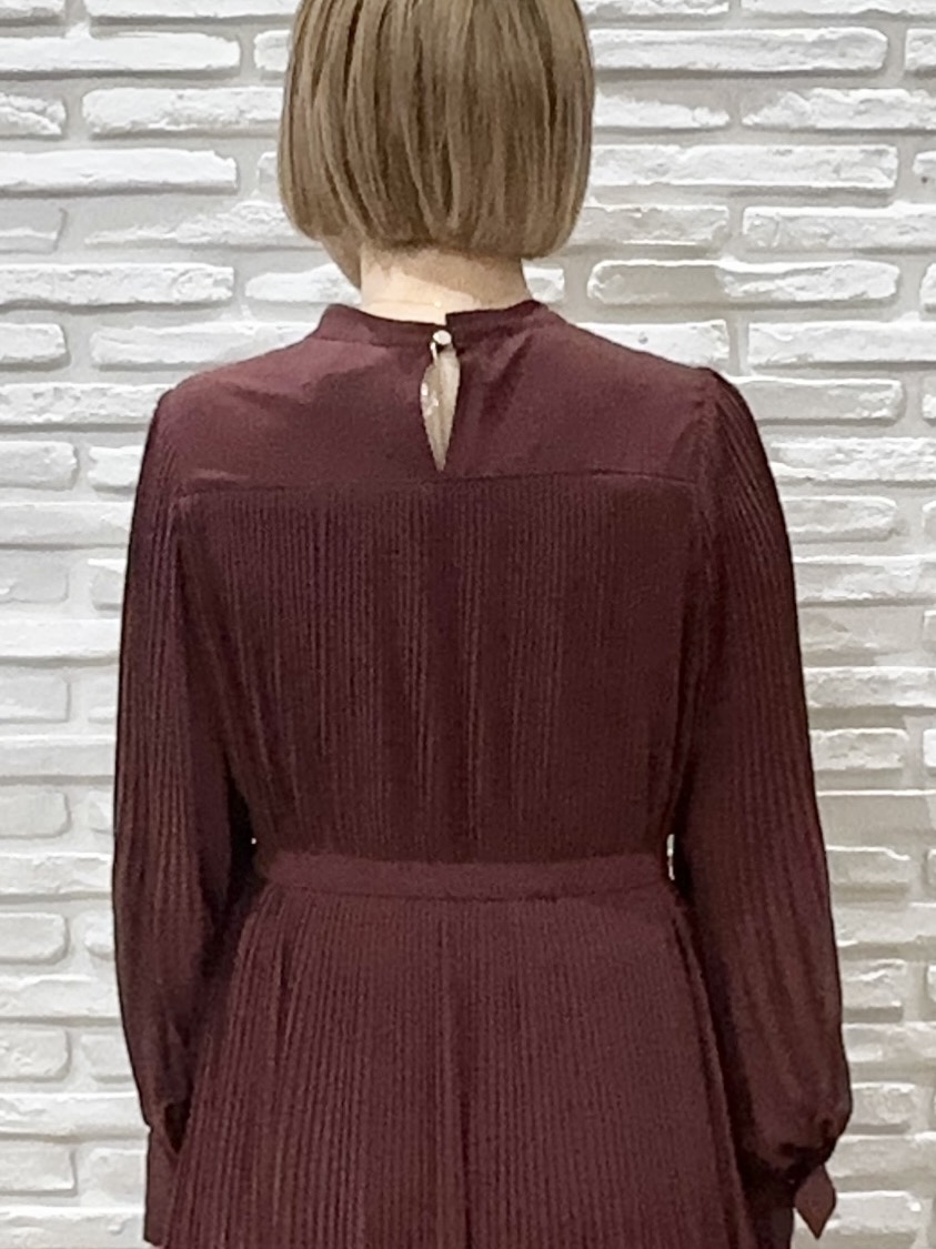 Hana...eさんの「index｜【XS-3L】ジョーゼットアソートプリーツワンピース《洗濯機OK／防シワ／イージーアイロン》」を使ったコーディネート