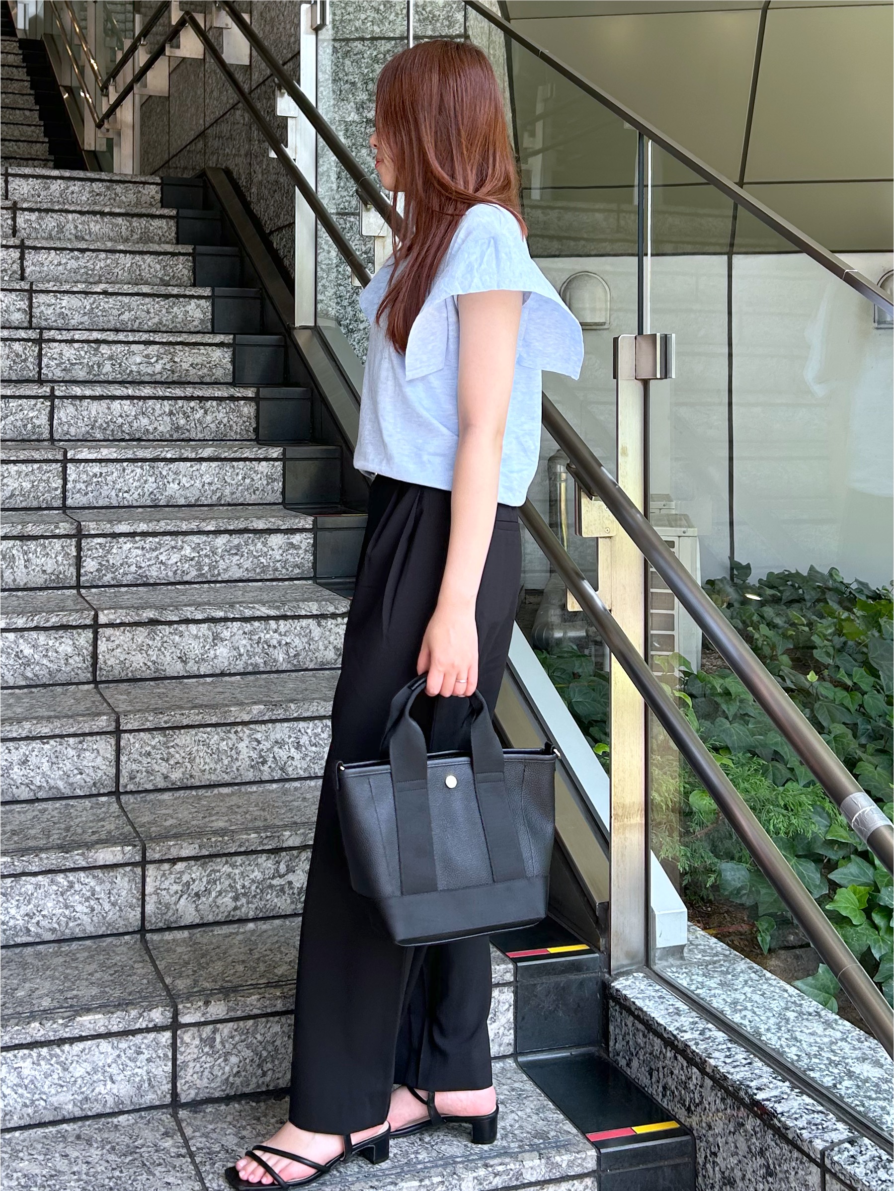Risaさんの「OPAQUE.CLIP｜『STORY Web7月掲載』ドライタッチラメニット《UV／洗える／6col》」を使ったコーディネート