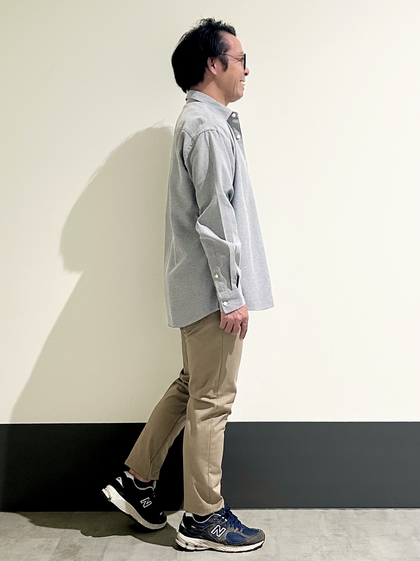 KENJI Iさんの「THE SHOP TK｜POLO BCS/アソート長袖シャツ」を使ったコーディネート