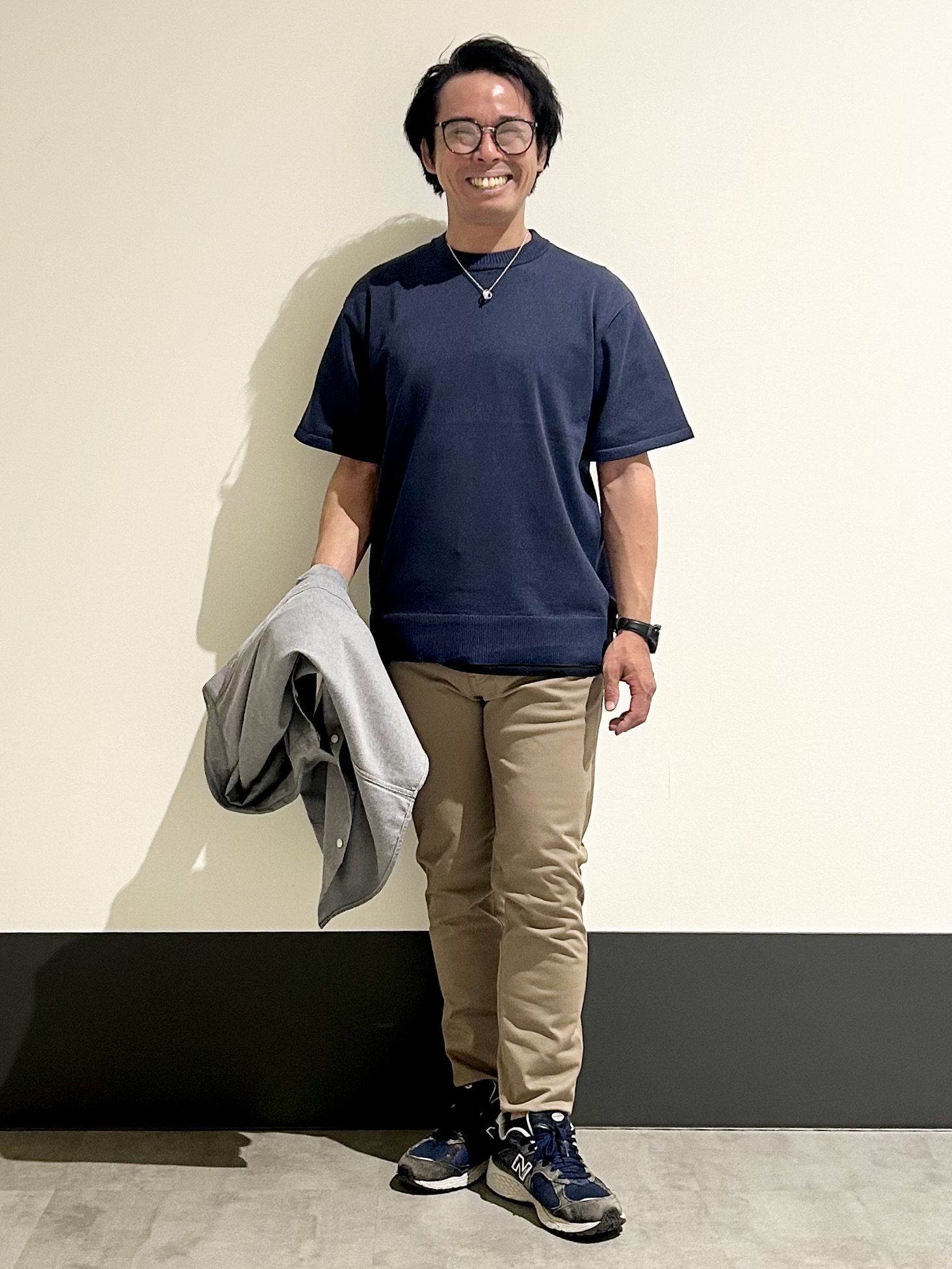 KENJI Iさんの「THE SHOP TK｜POLO BCS/アソート長袖シャツ」を使ったコーディネート