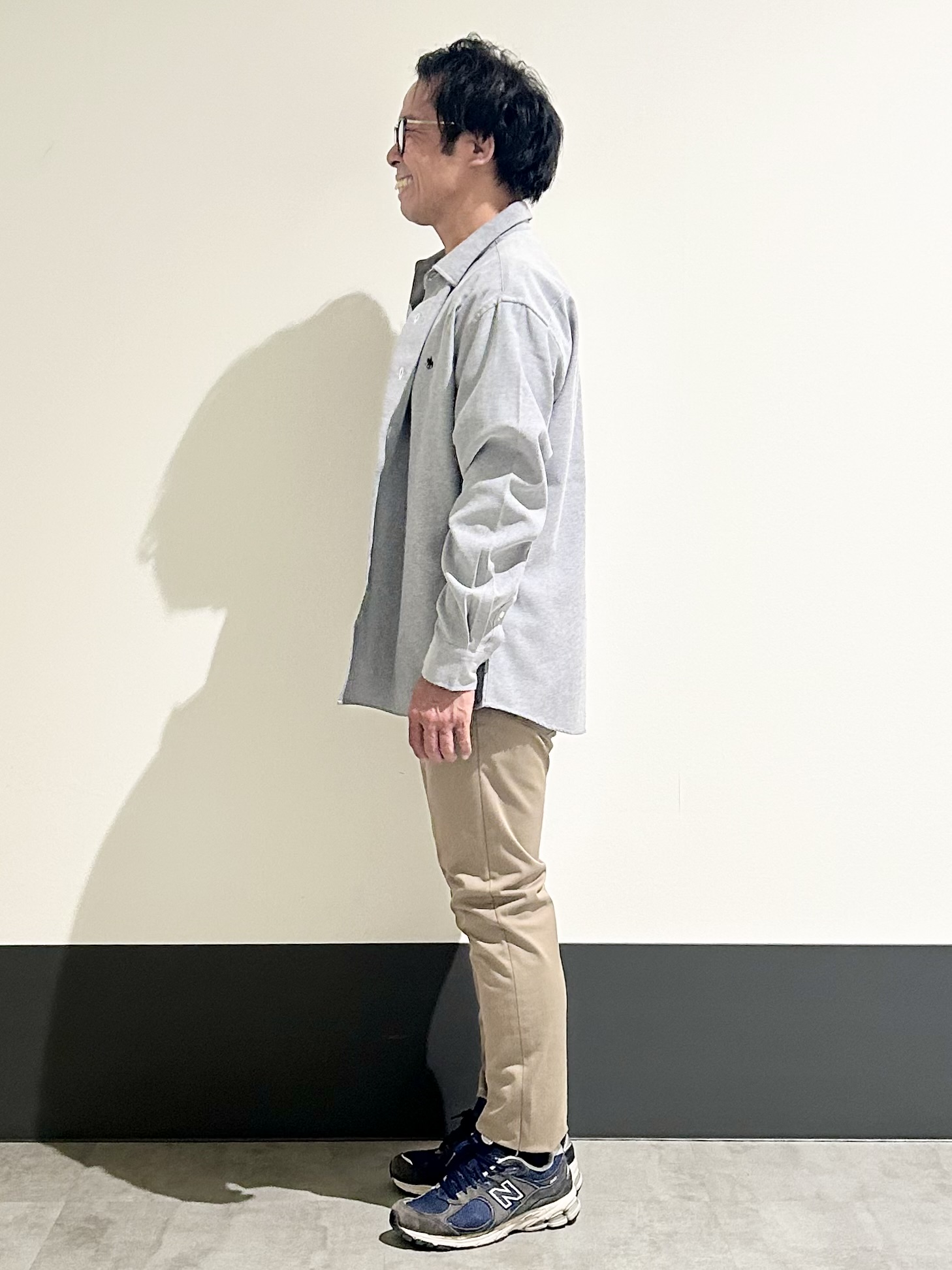 KENJI Iさんの「THE SHOP TK｜POLO BCS/アソート長袖シャツ」を使ったコーディネート