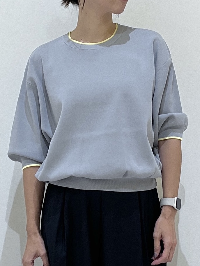 canaさんの「Dessin｜【UVカット/マシンウォッシャブル】6分袖配色ニット」を使ったコーディネート