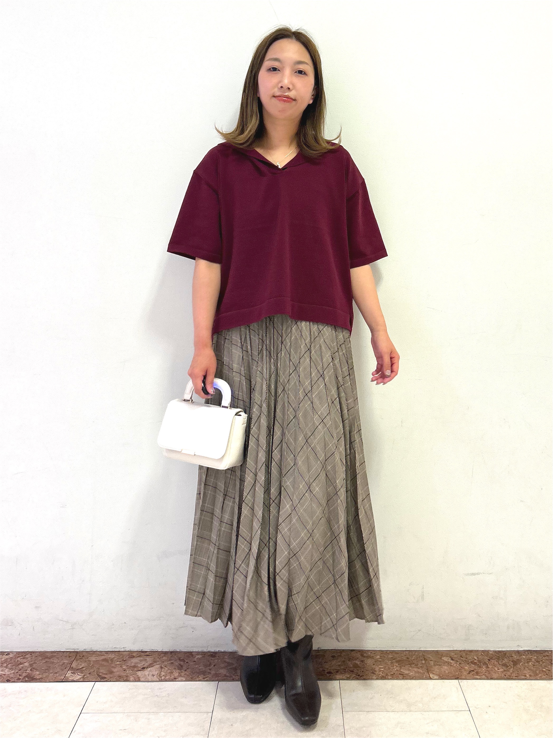 madokaさんの「OPAQUE.CLIP｜【UV／遮熱性】セーラーニット《洗濯機OK》」を使ったコーディネート