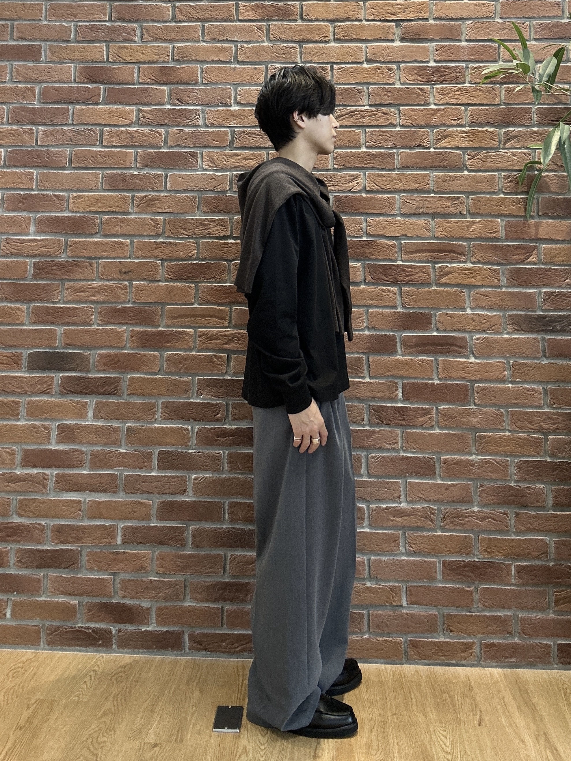 ドイさんの「tk.TAKEO KIKUCHI｜【セットアップ対応可】ベルテッドワイドスラックス」を使ったコーディネート