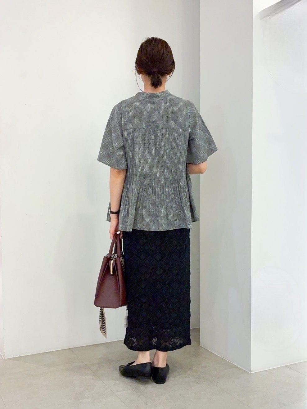 kanakoさんの「grove｜【体型カバー◎】大人フェミニン消しプリーツブラウス」を使ったコーディネート