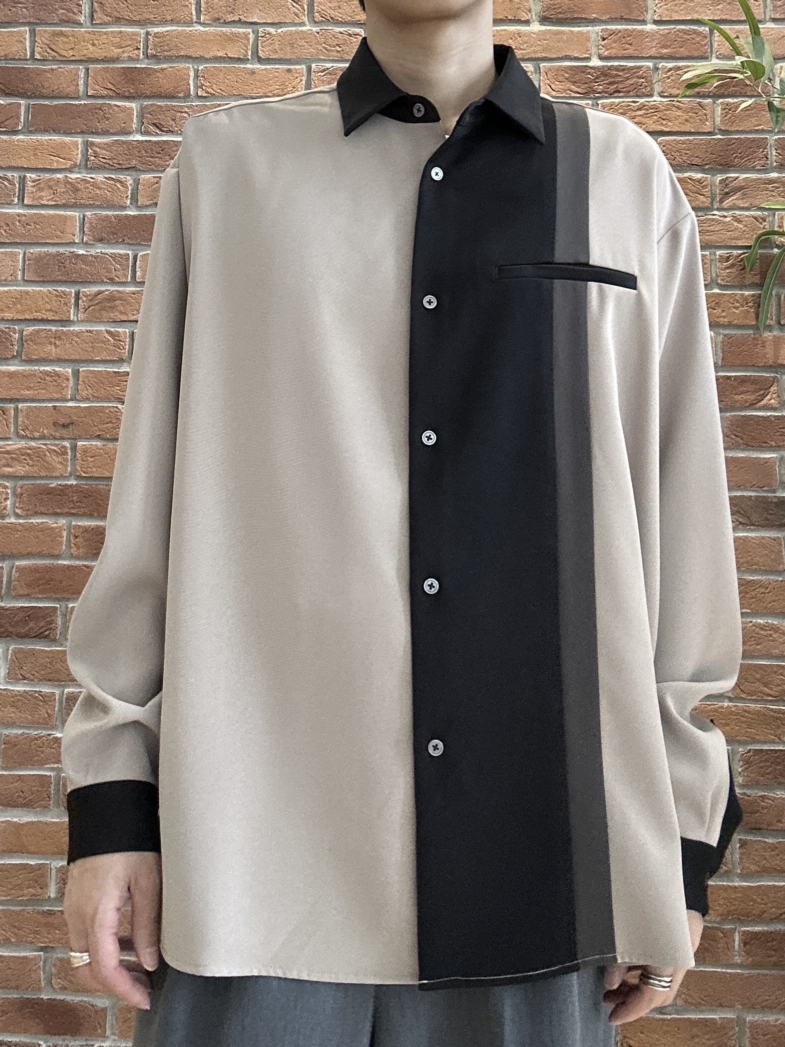 ドイさんの「tk.TAKEO KIKUCHI｜【セットアップ対応可】ベルテッドワイドスラックス」を使ったコーディネート