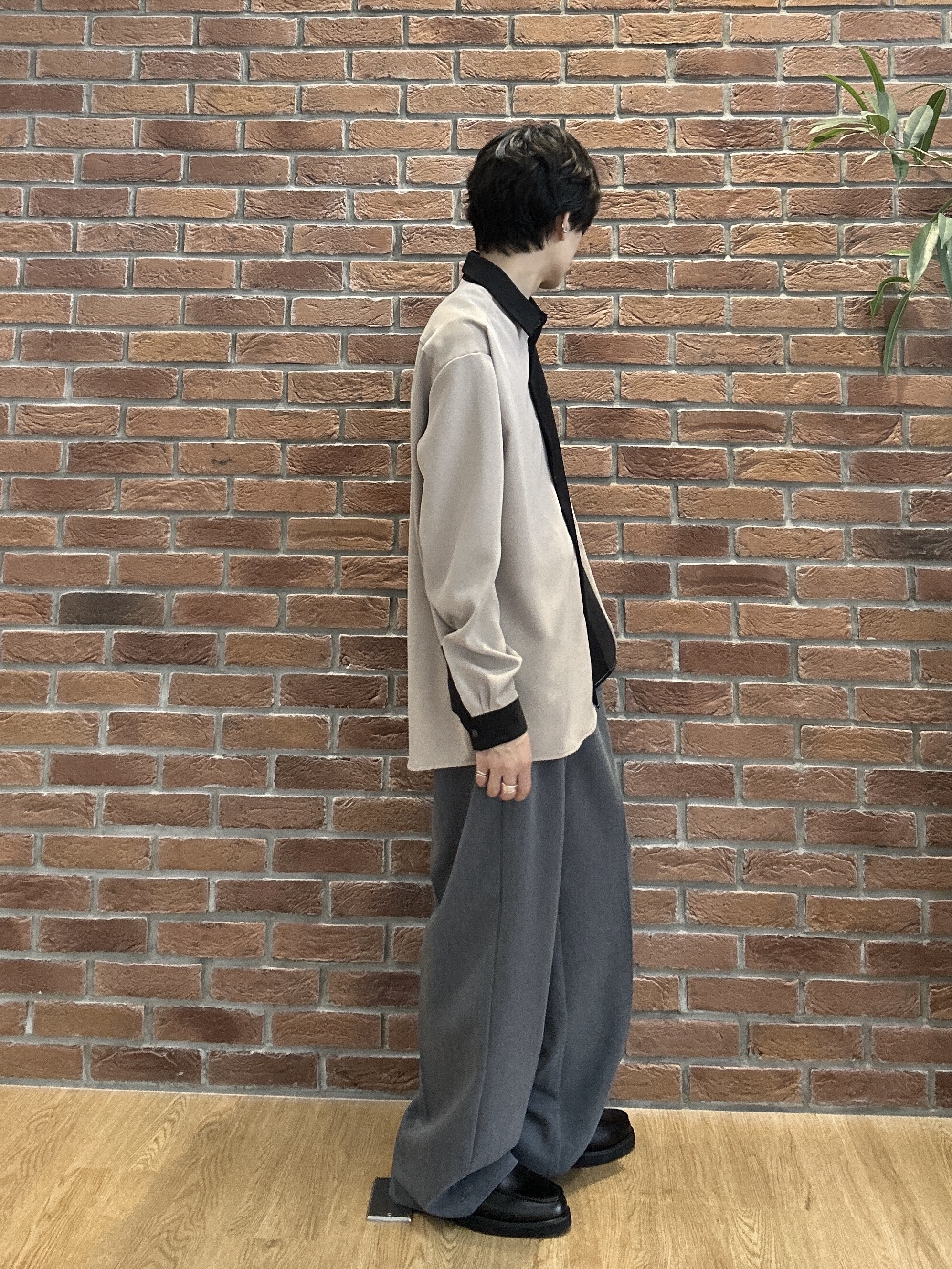 ドイさんの「tk.TAKEO KIKUCHI｜【セットアップ対応可】ベルテッドワイドスラックス」を使ったコーディネート