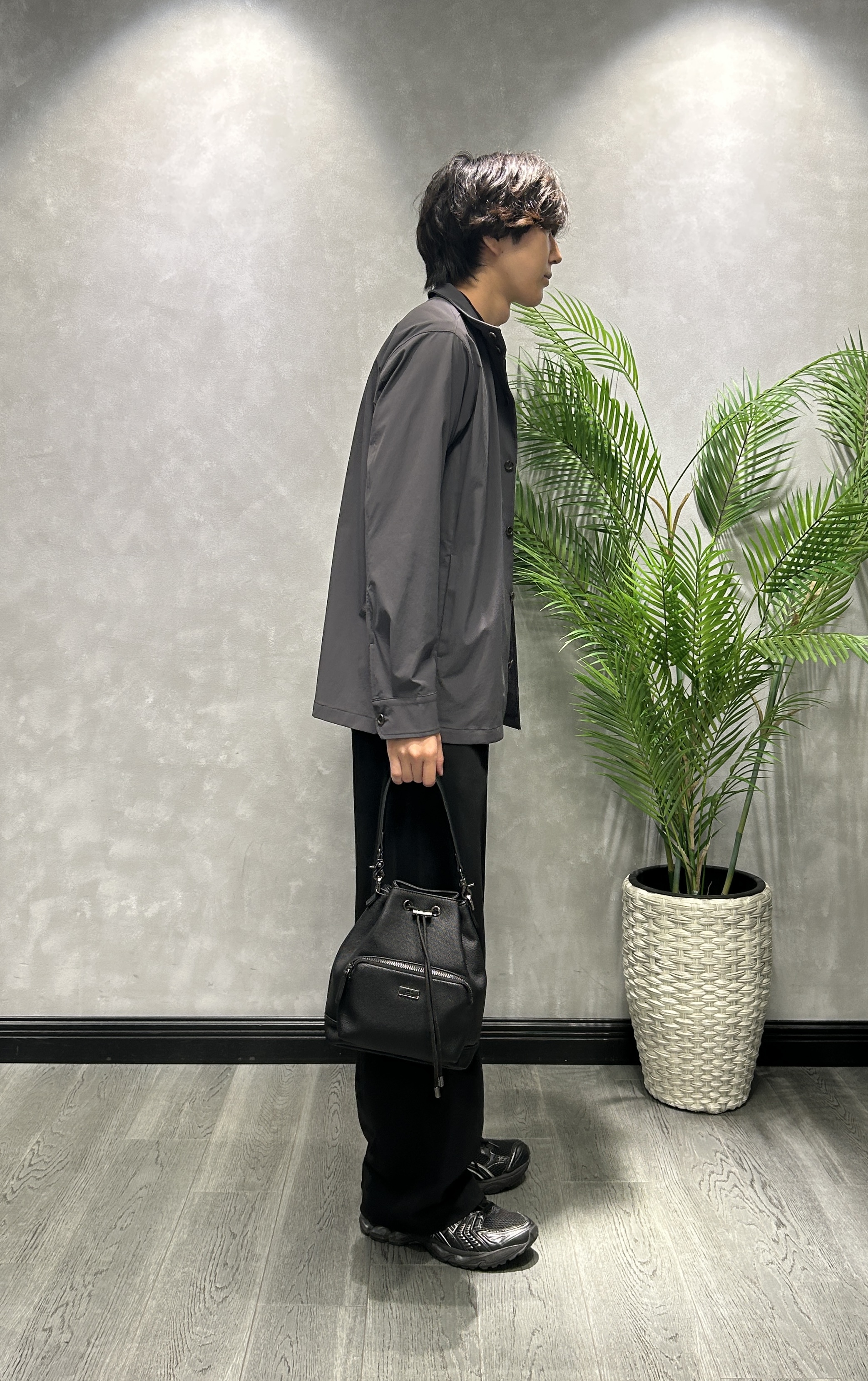 ruiさんの「TAKEO KIKUCHI｜3Dナイロンストレッチ　スタンドカラーブルゾン」を使ったコーディネート