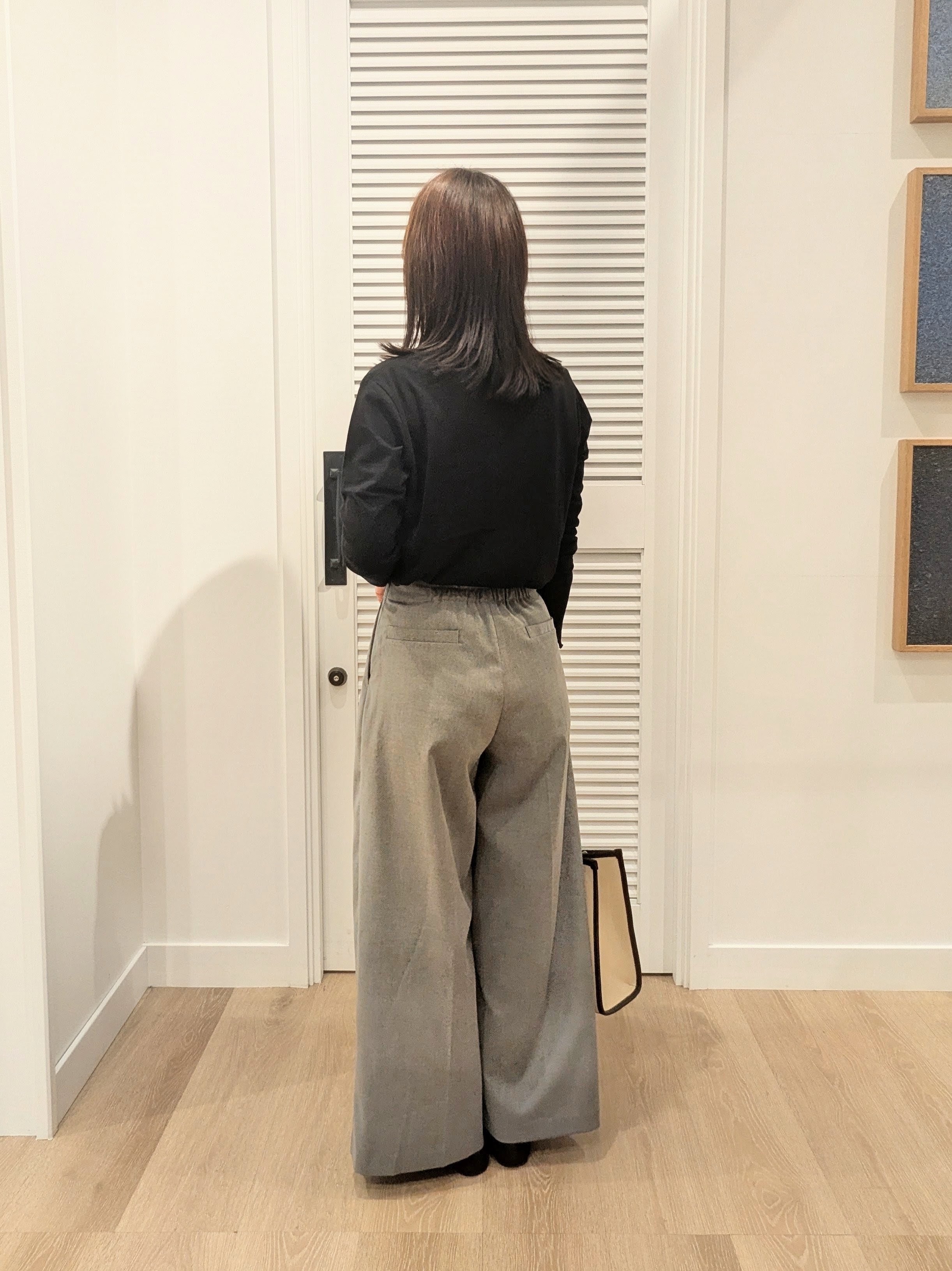 enさんの「Dessin｜シアー切り替えクルーネックカットソー」を使ったコーディネート