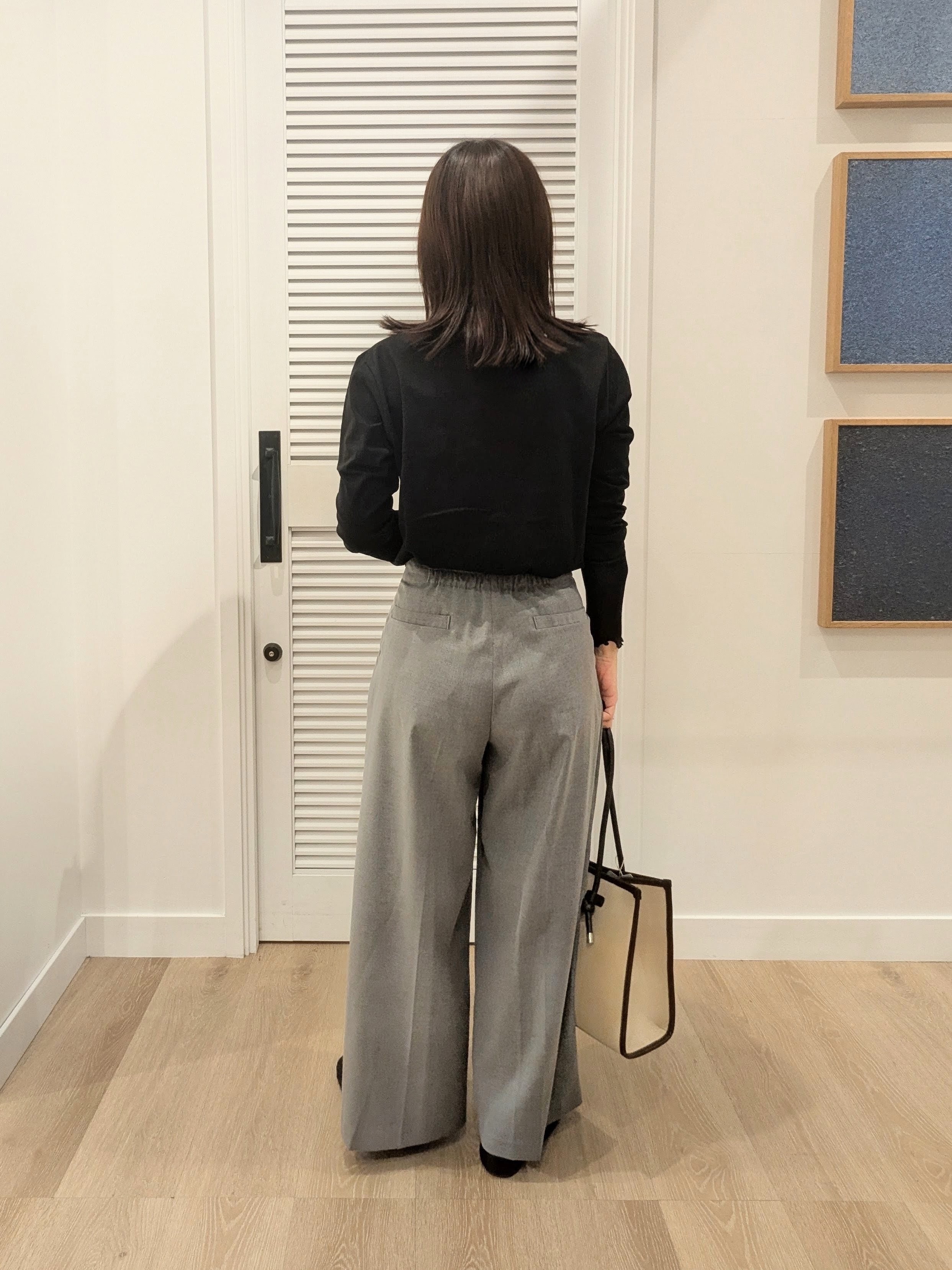 enさんの「Dessin｜シアー切り替えクルーネックカットソー」を使ったコーディネート