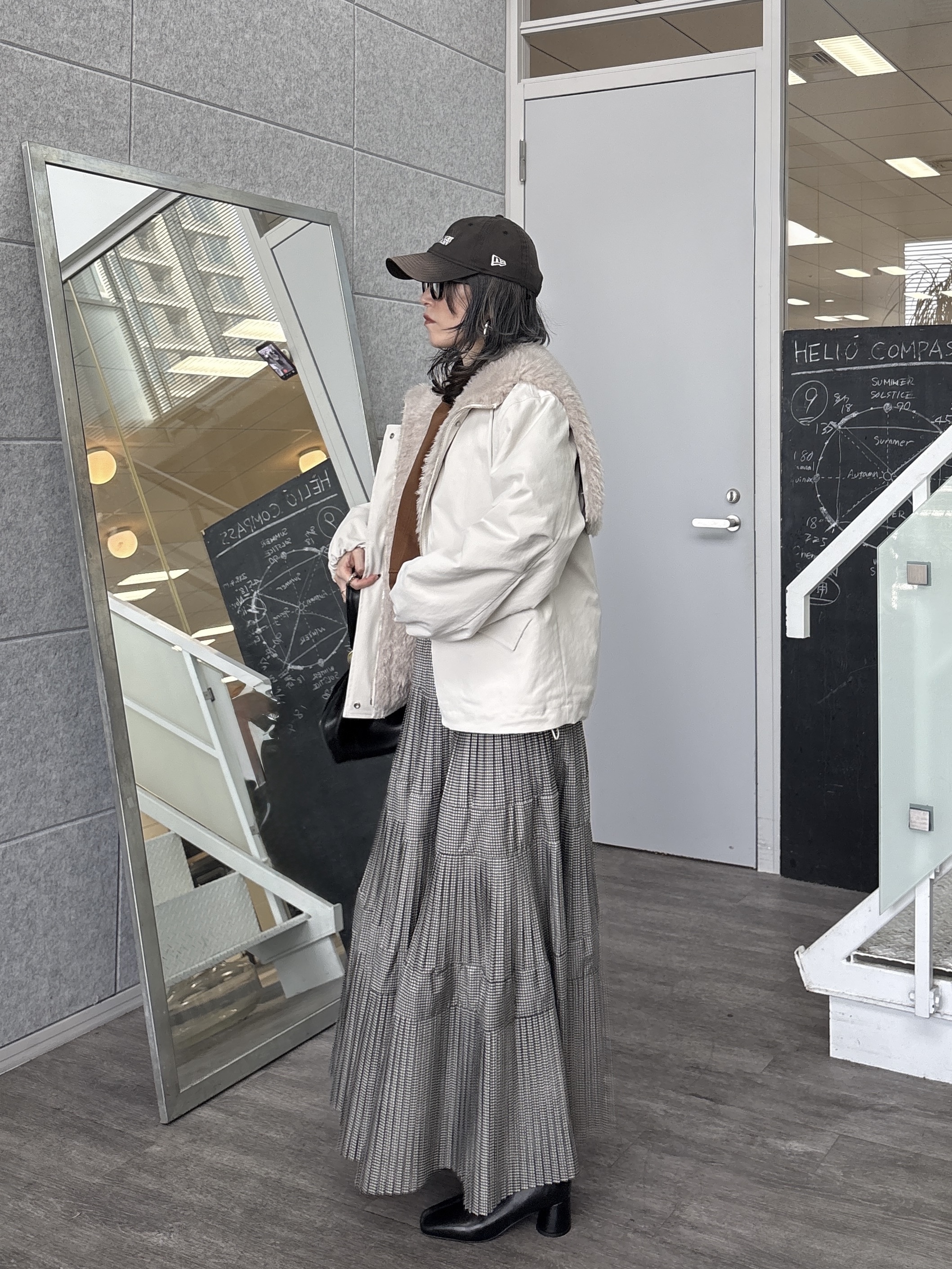 kotakiさんの「INDIVI｜ハーフスリーブフォルムカットソー【接触冷感／新色追加】」を使ったコーディネート