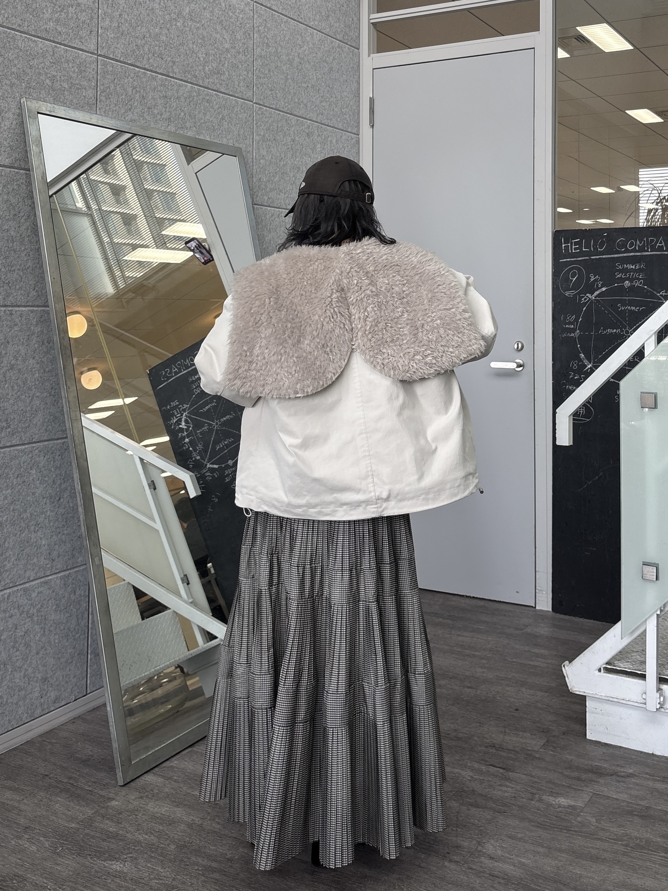 kotakiさんの「INDIVI｜ハーフスリーブフォルムカットソー【接触冷感／新色追加】」を使ったコーディネート
