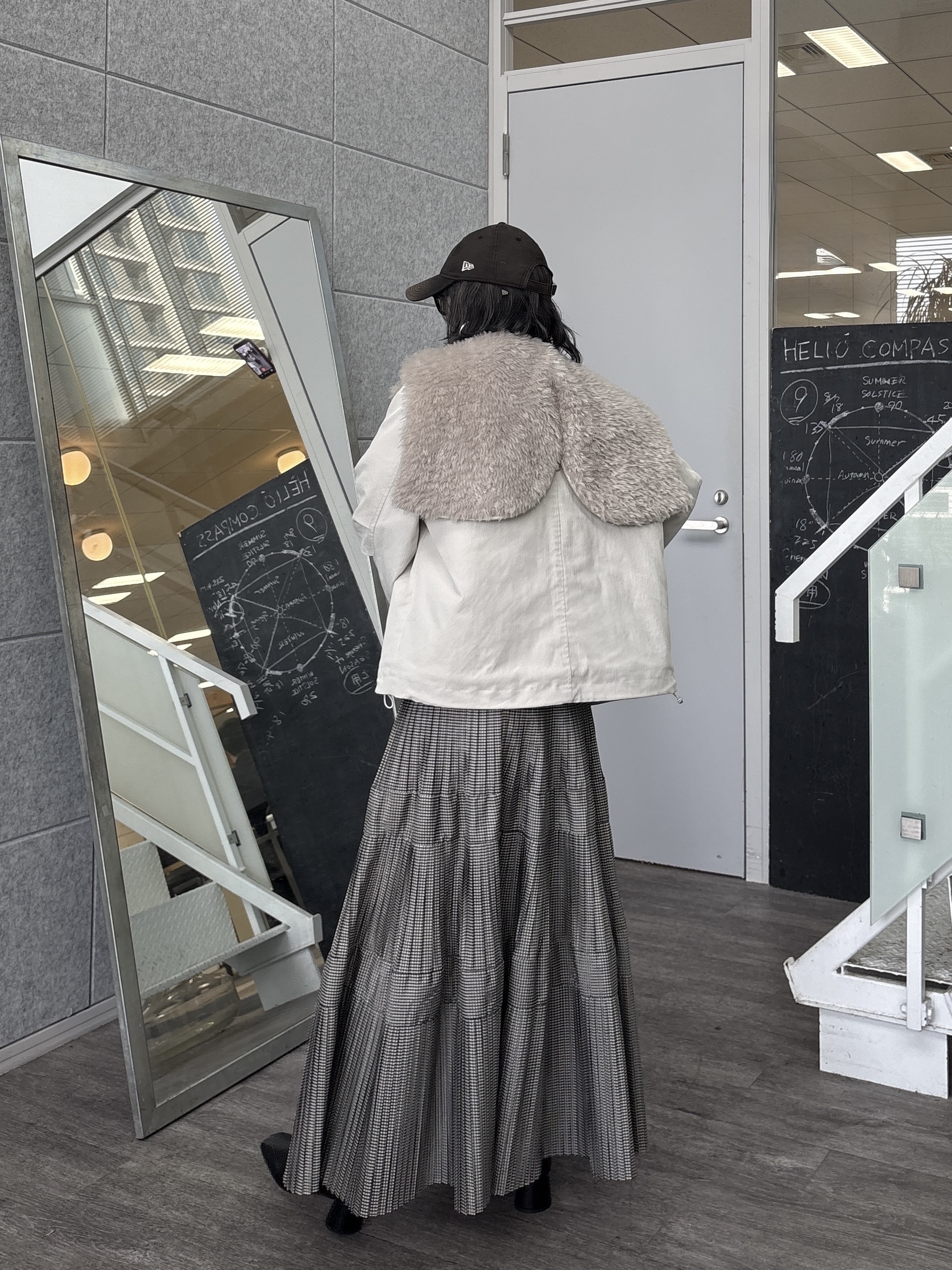 kotakiさんの「INDIVI｜ハーフスリーブフォルムカットソー【接触冷感／新色追加】」を使ったコーディネート