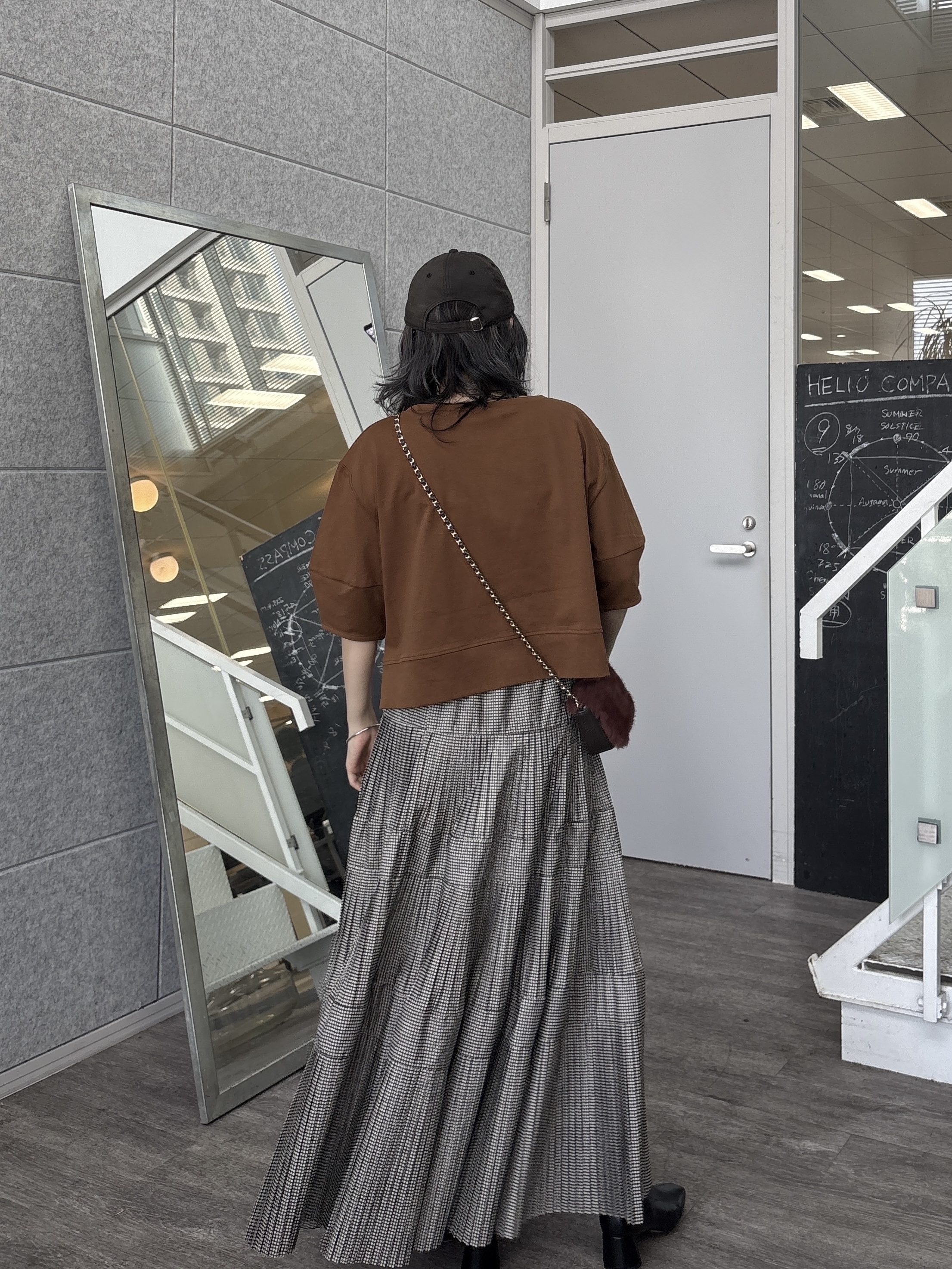 kotakiさんの「INDIVI｜ハーフスリーブフォルムカットソー【接触冷感／新色追加】」を使ったコーディネート