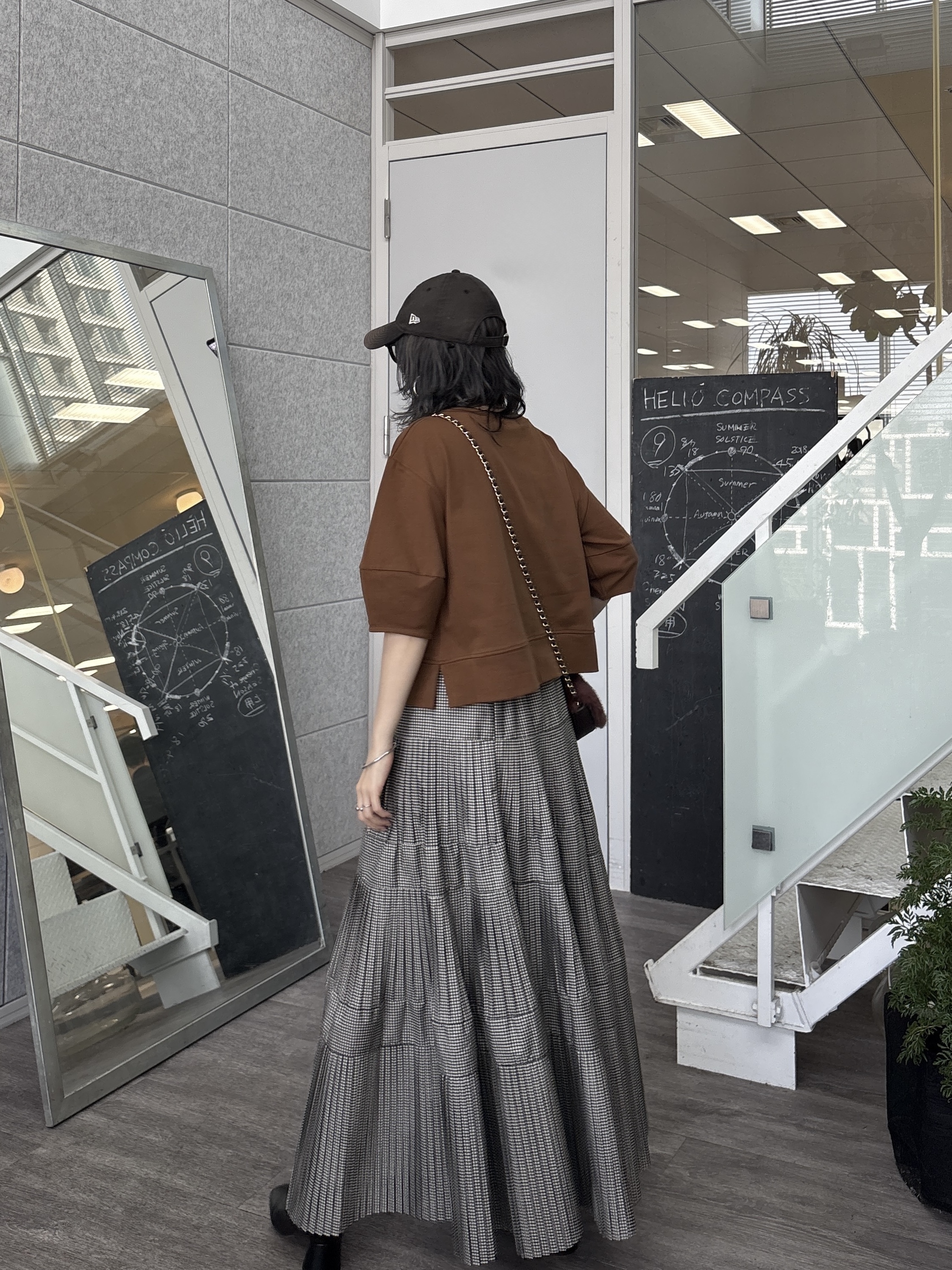 kotakiさんの「INDIVI｜ハーフスリーブフォルムカットソー【接触冷感／新色追加】」を使ったコーディネート
