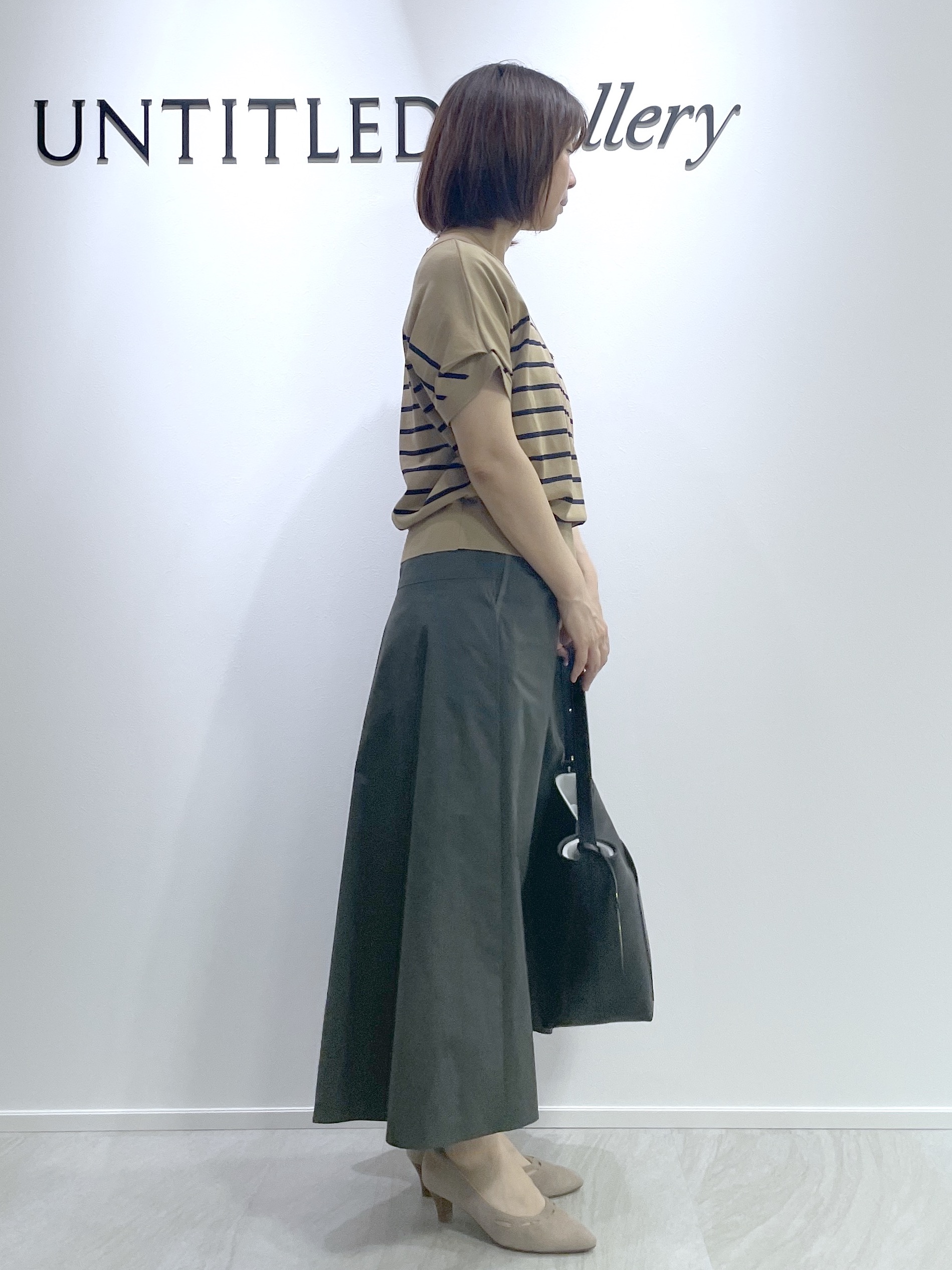 hanaさんの「UNTITLED｜【肌に張りつきにくい/前後2WAY】ドライタッチコットンプルオーバー」を使ったコーディネート
