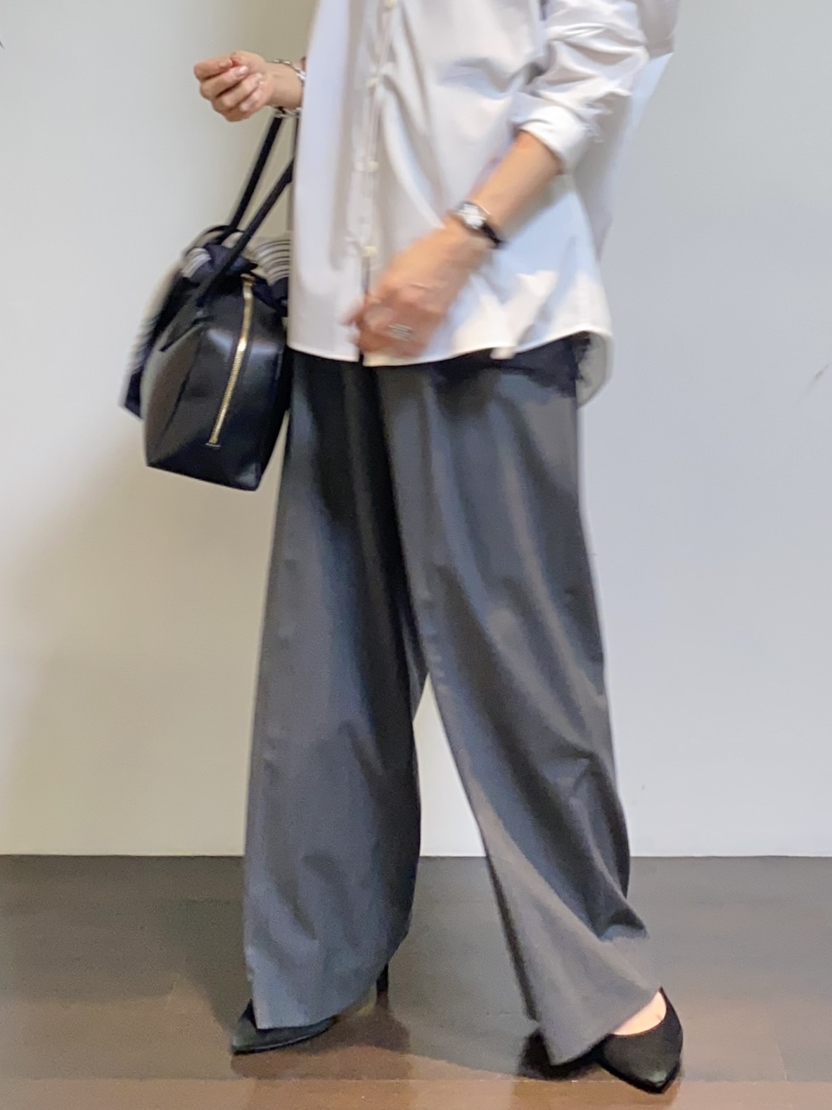 tomoさんの「UNTITLED｜コットンドルマンシャツ」を使ったコーディネート