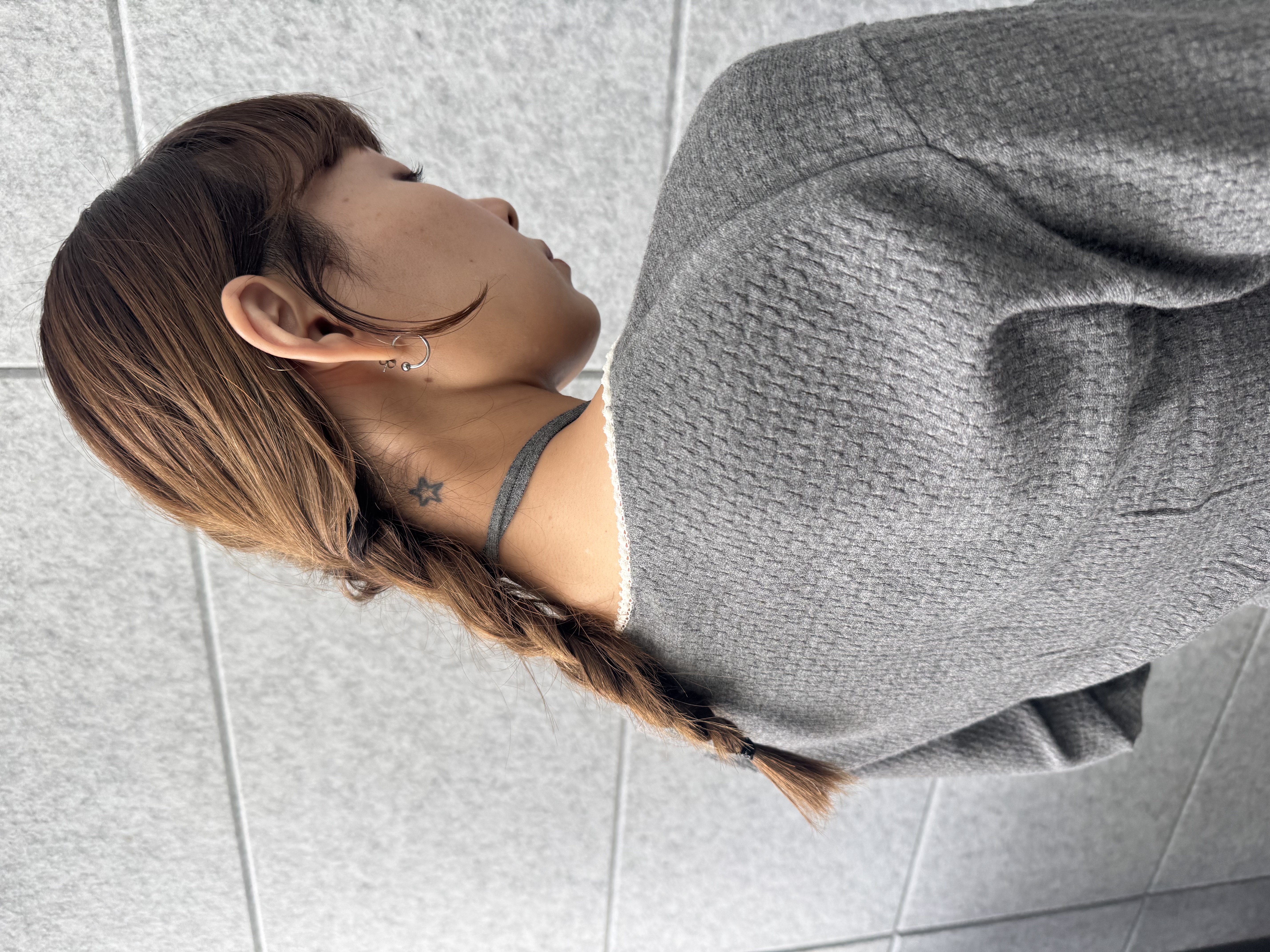 designer yukaさんの「CODE A｜intimate wrap knit top」を使ったコーディネート