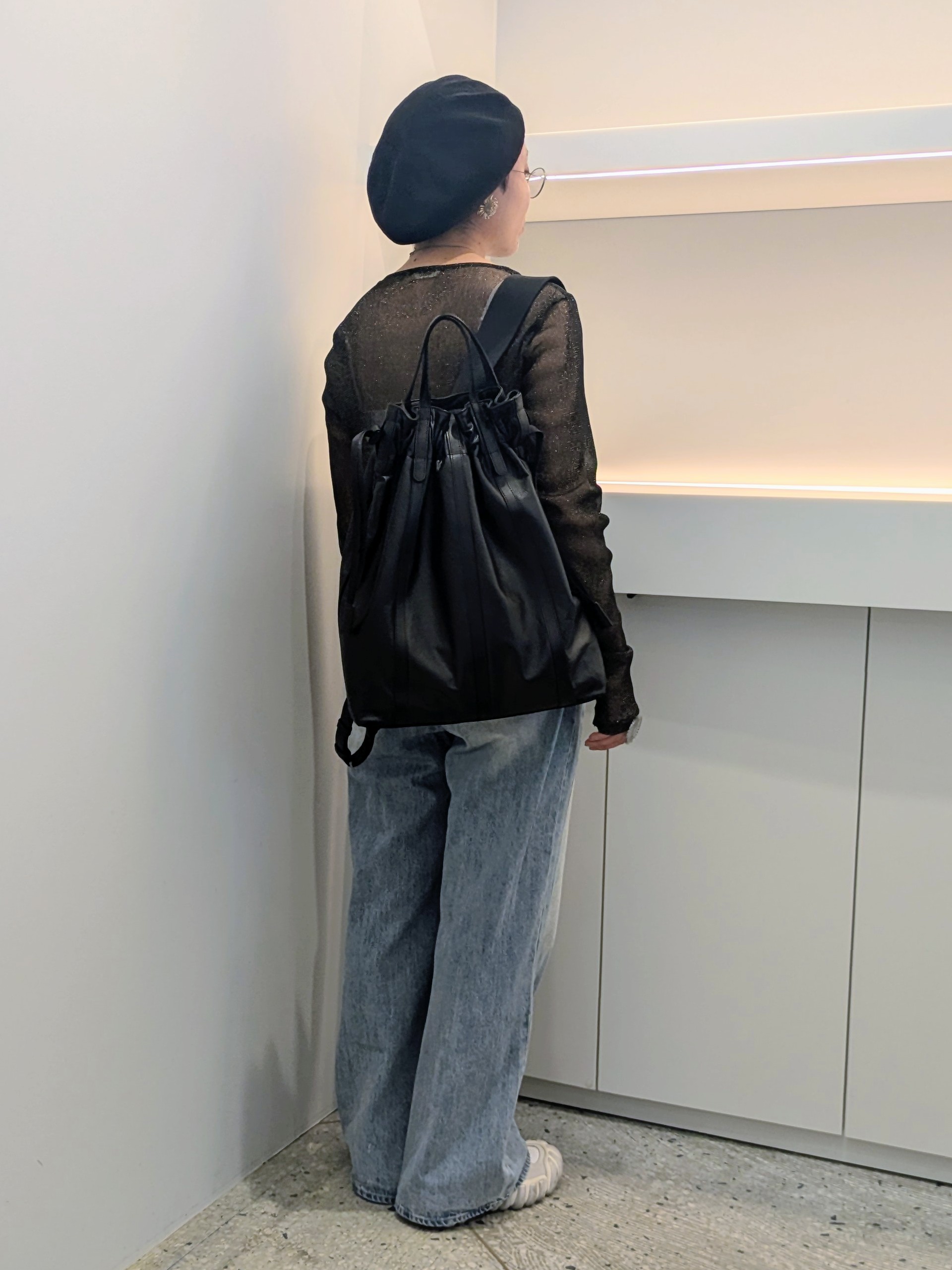 MTさんの「HIROKO HAYASHI｜FINE（フィーネ）2way ナップサック」を使ったコーディネート