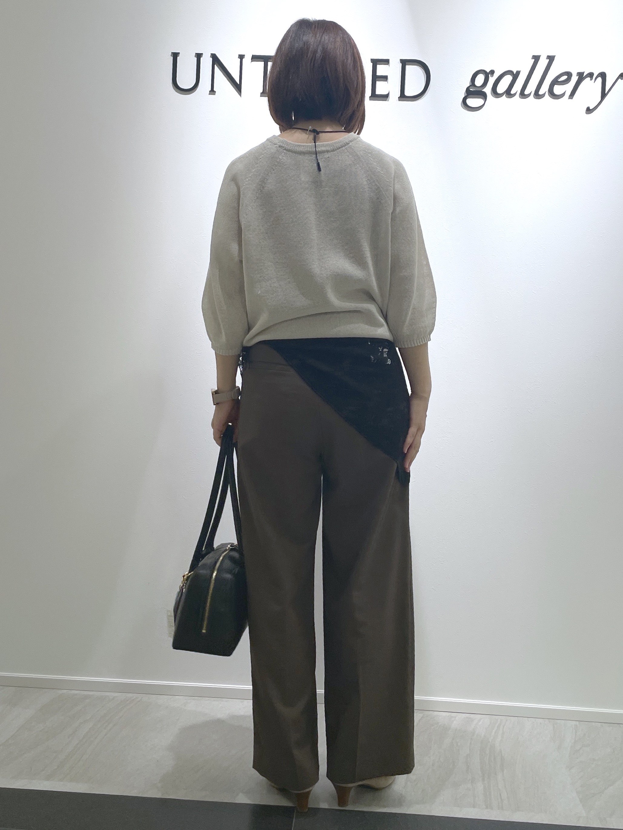 hanaさんの「UNTITLED｜【洗える/ゆったり】クルーネックドライニット」を使ったコーディネート
