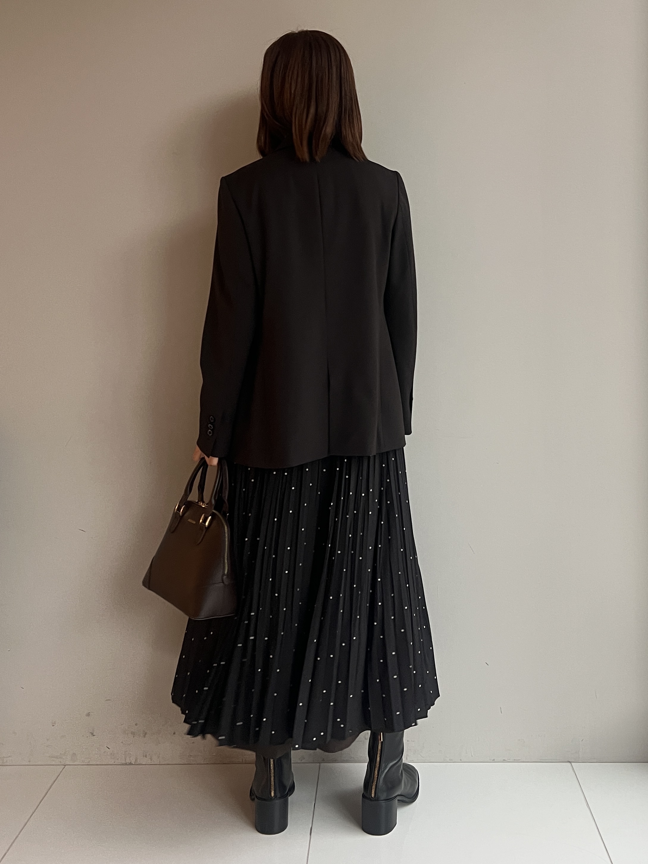misaさんの「DRESSTERIOR｜【セットアップ可】ブラックダブルジャケット」を使ったコーディネート