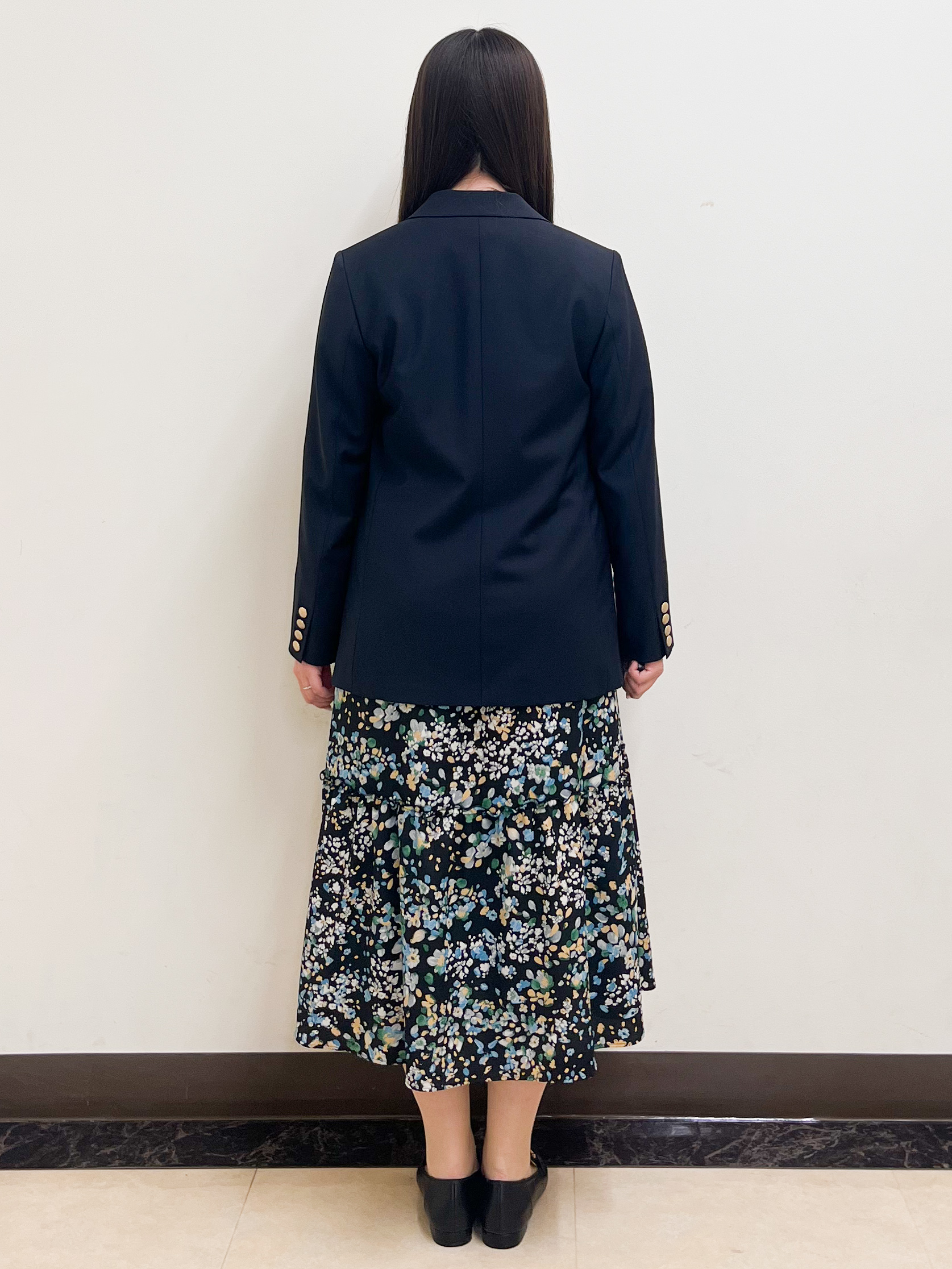 mikikoさんの「Reflect｜【通勤】ダブルブレザージャケット」を使ったコーディネート