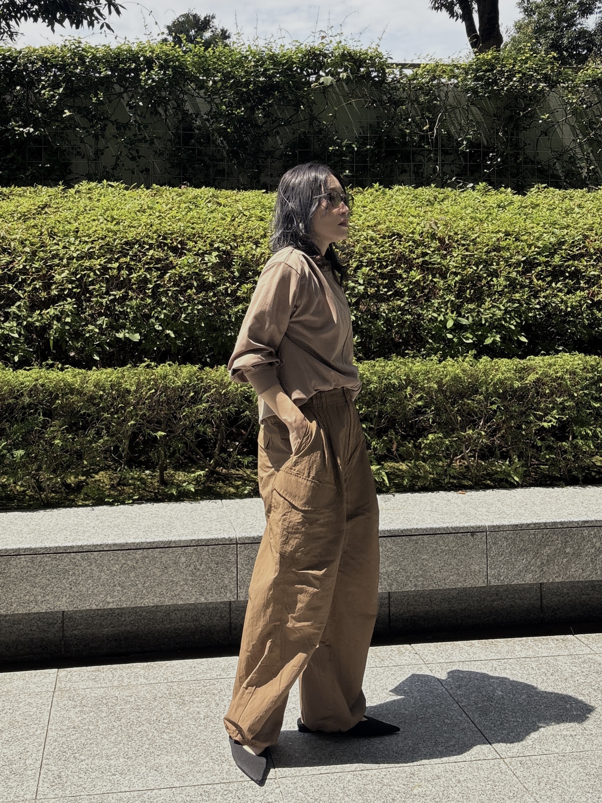 kotakiさんの「INDIVI｜裏毛オフショルカットソー」を使ったコーディネート