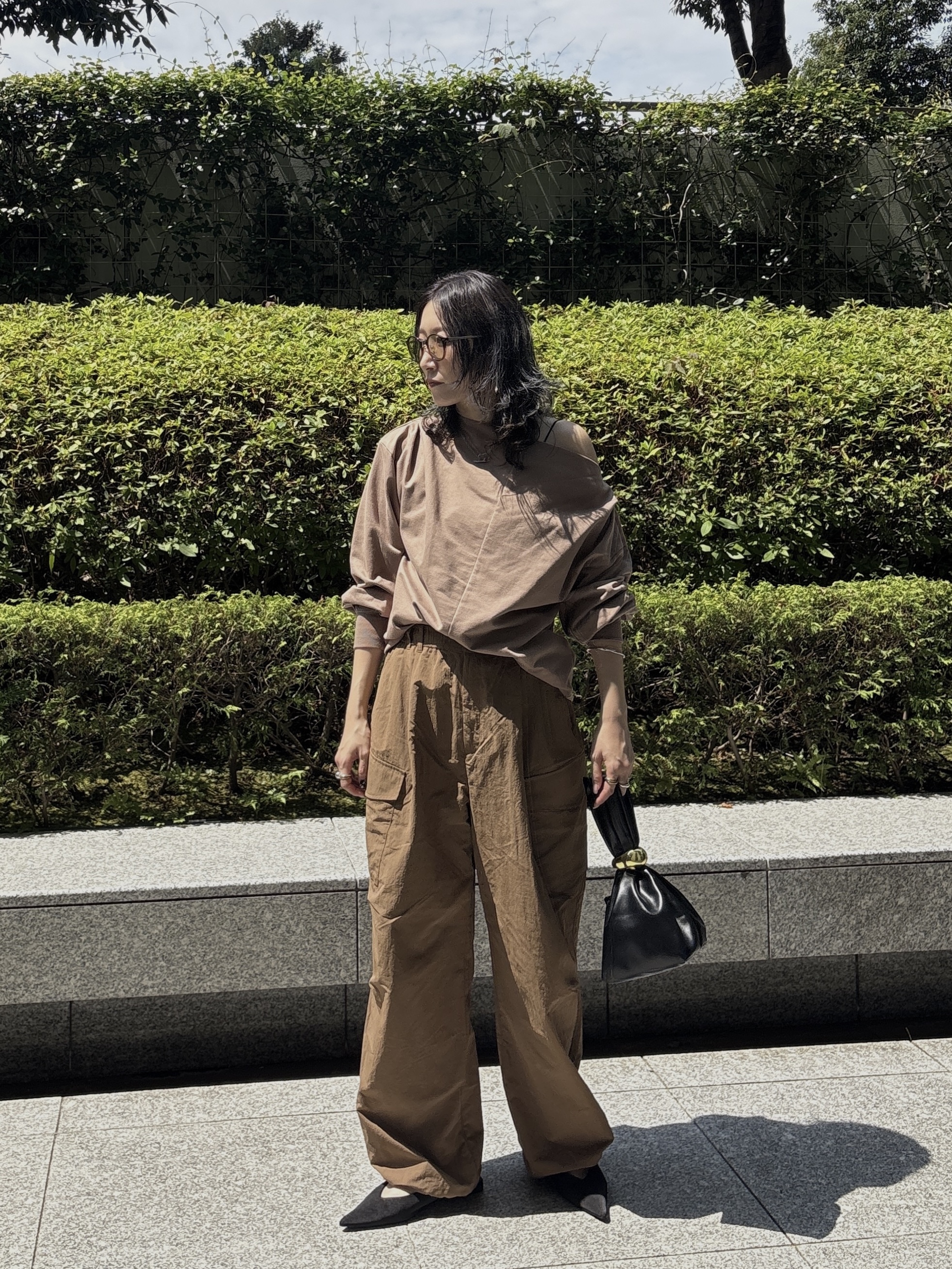 kotakiさんの「INDIVI｜裏毛オフショルカットソー」を使ったコーディネート