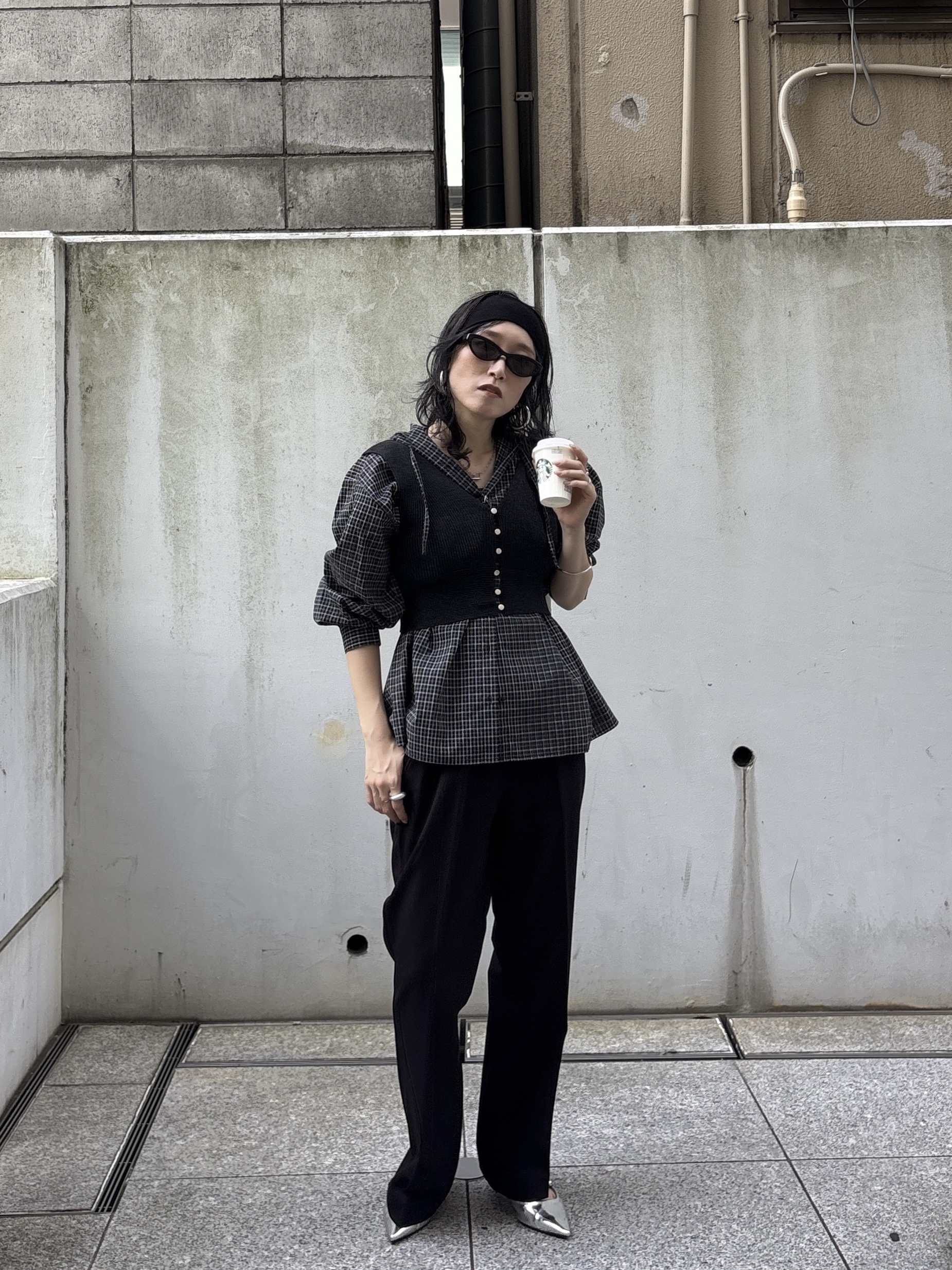 kotakiさんの「INDIVI｜ラメMIXニットビスチェ」を使ったコーディネート