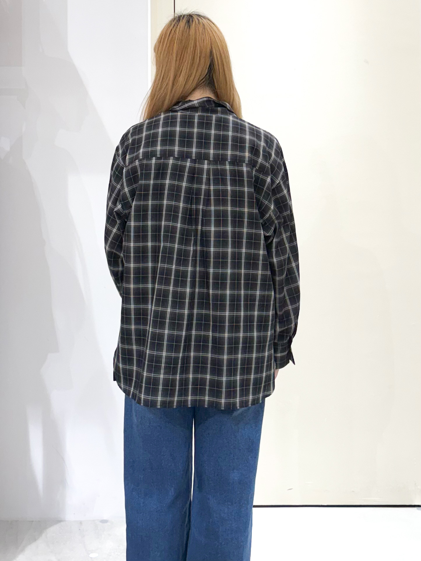 sayaさんの「OPAQUE.CLIP｜チェック柄シャツ【洗濯機OK】」を使ったコーディネート