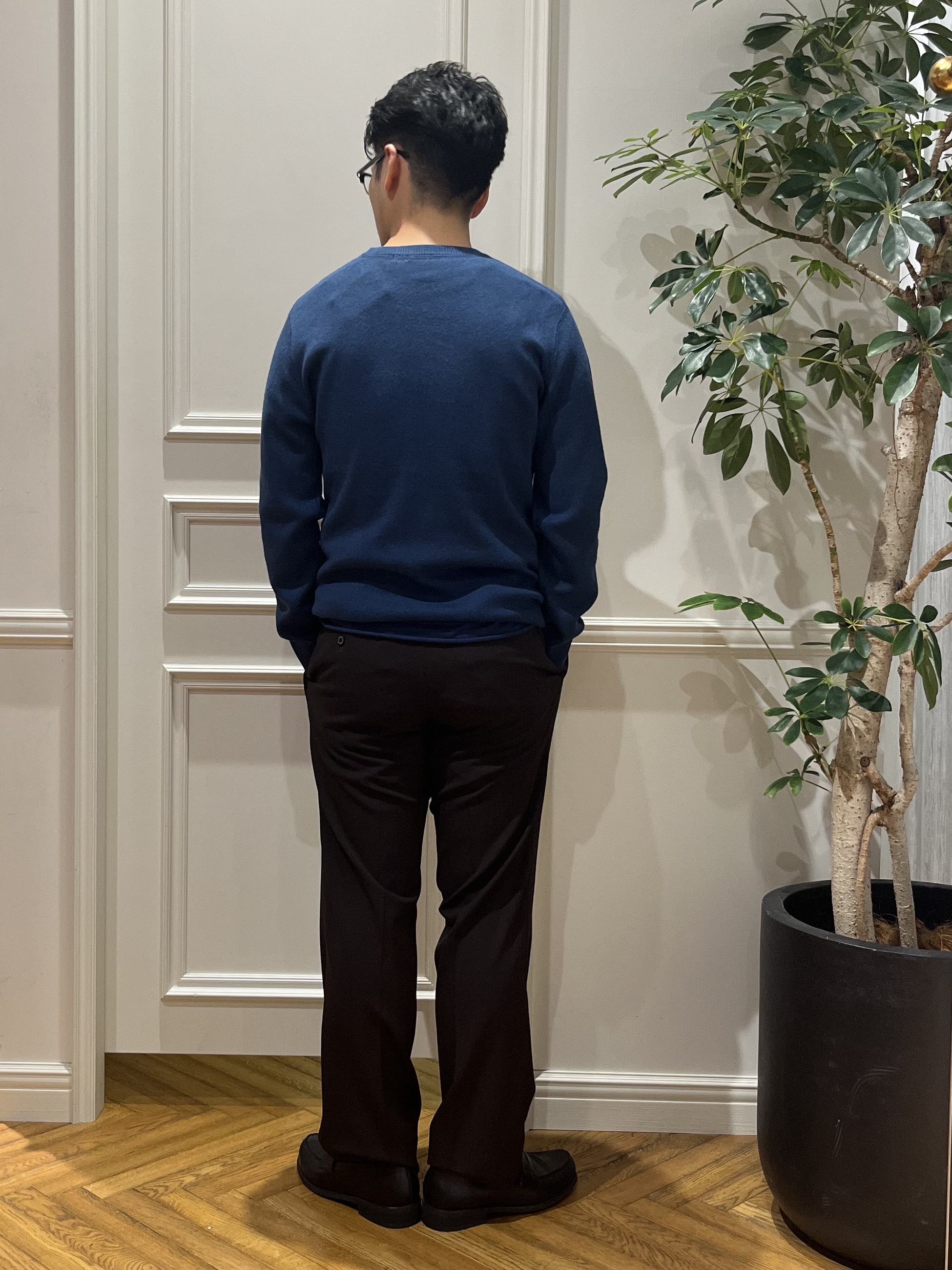 Tokuさんの「DRESSTERIOR｜【6色展開/洗濯機可】コットンカシミヤ スムースニット」を使ったコーディネート