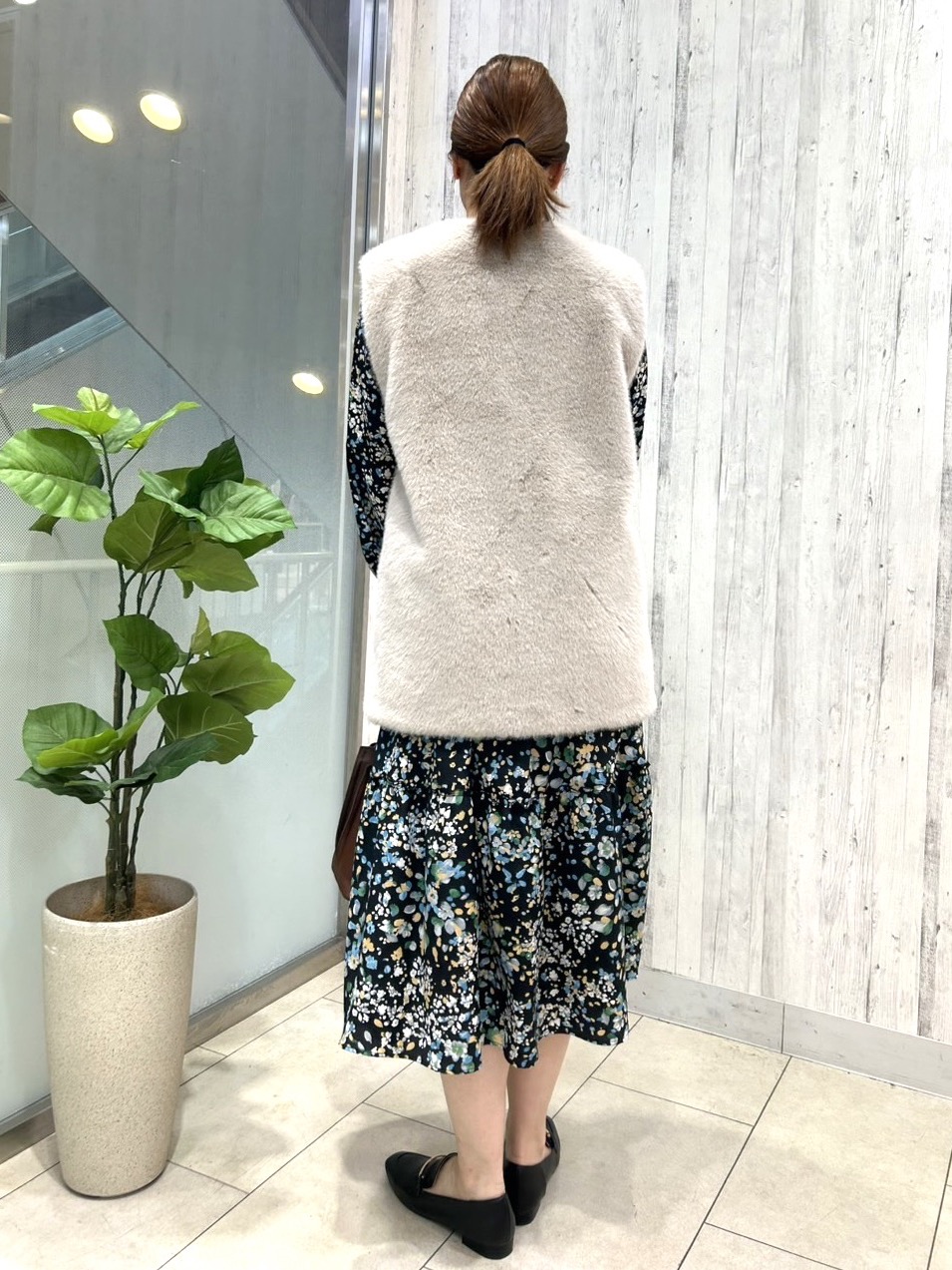 hiroeさんの「Reflect｜フラワープリント フェミニンワンピース」を使ったコーディネート